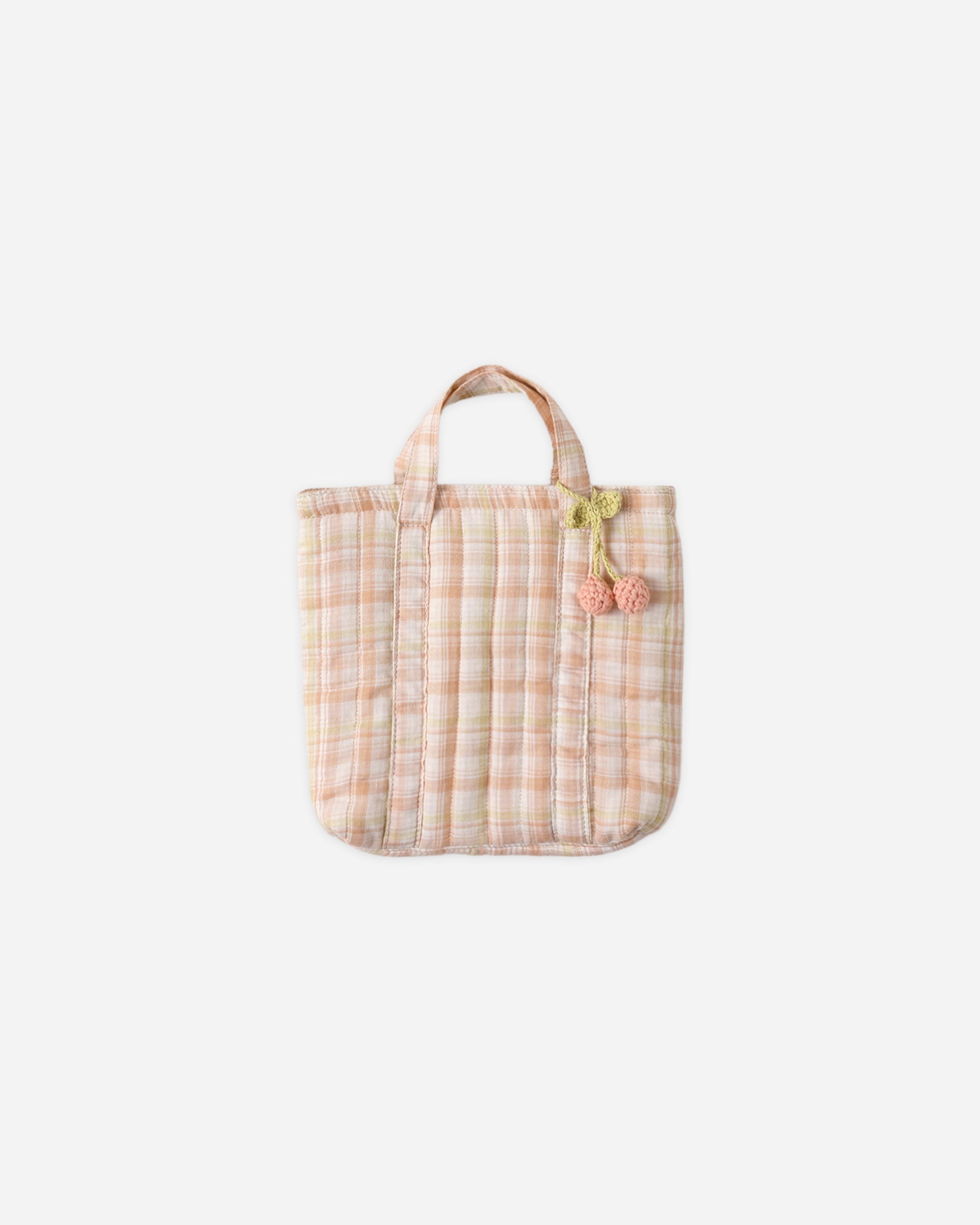 summer infant tote Quilted Bag Summer Plaid – Rylee + Cru