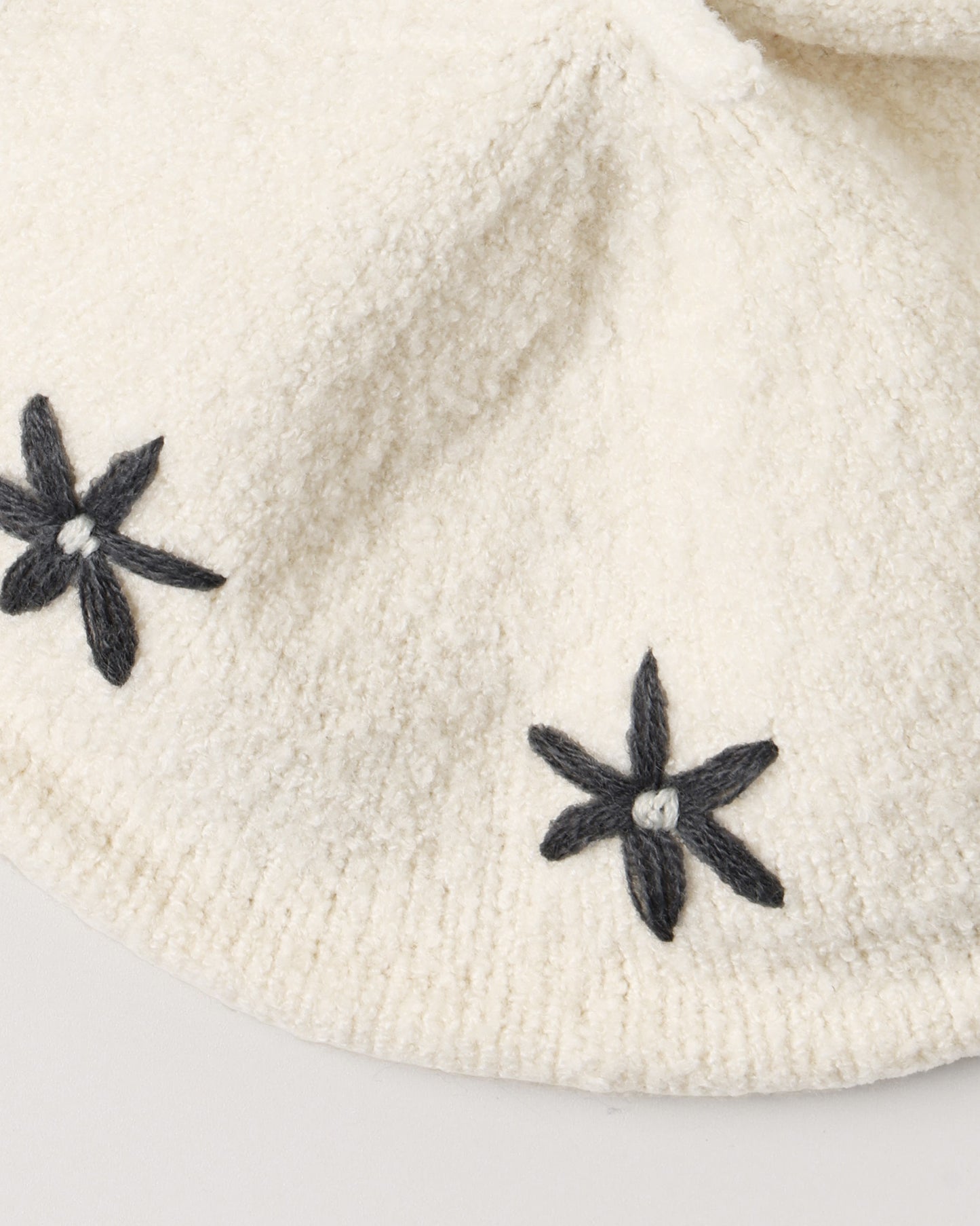 Tulip Beret Midnight Daisies