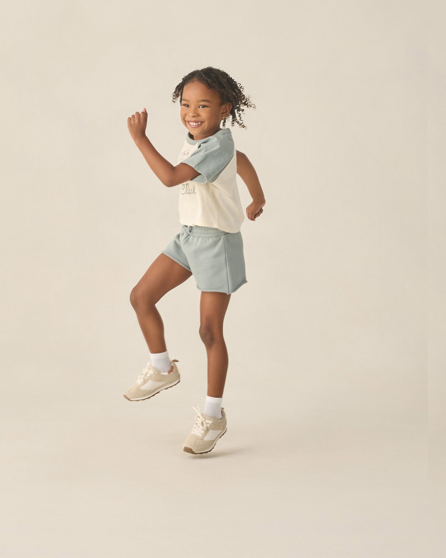 Raglan Crop Tee Surf Club - Rylee + Cru | Kids Clothes | Trendy Baby Clothes | Modern Infant Outfits |