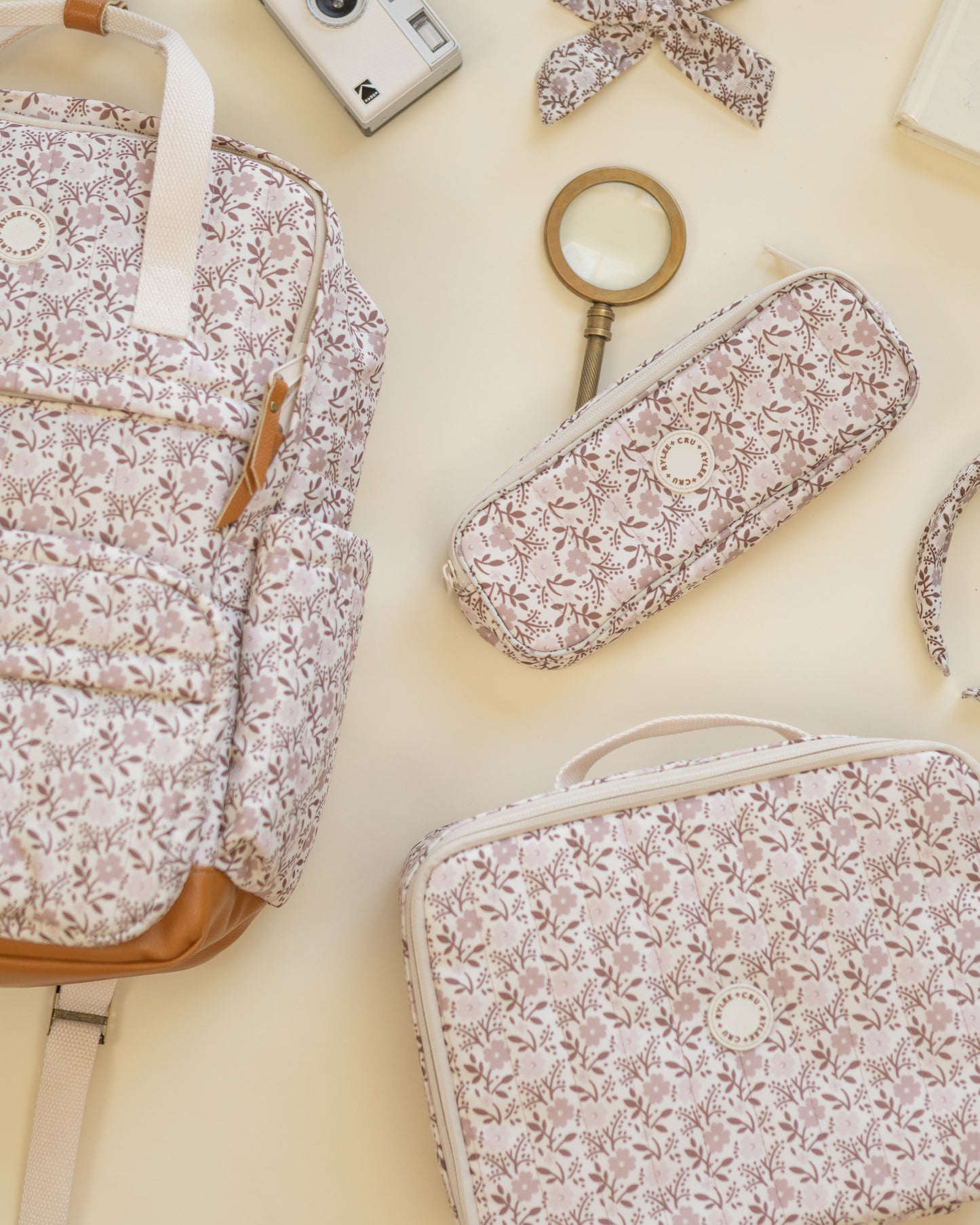Pencil Pouch Primrose - Rylee + Cru | Kids Clothes | Trendy Baby Clothes | Modern Infant Outfits |