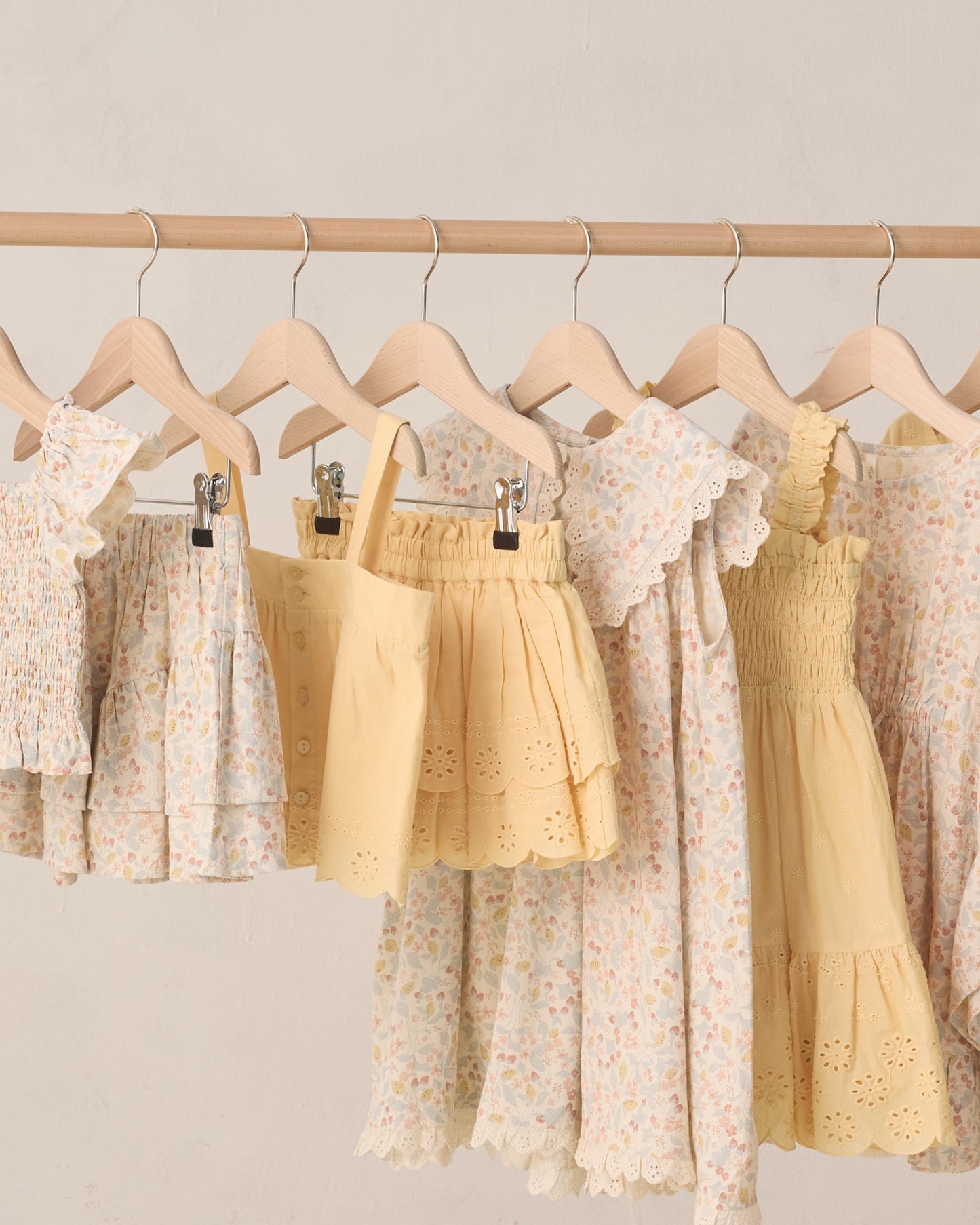 Rose Mini Skirt Lemon - Rylee + Cru | Kids Clothes | Trendy Baby Clothes | Modern Infant Outfits |