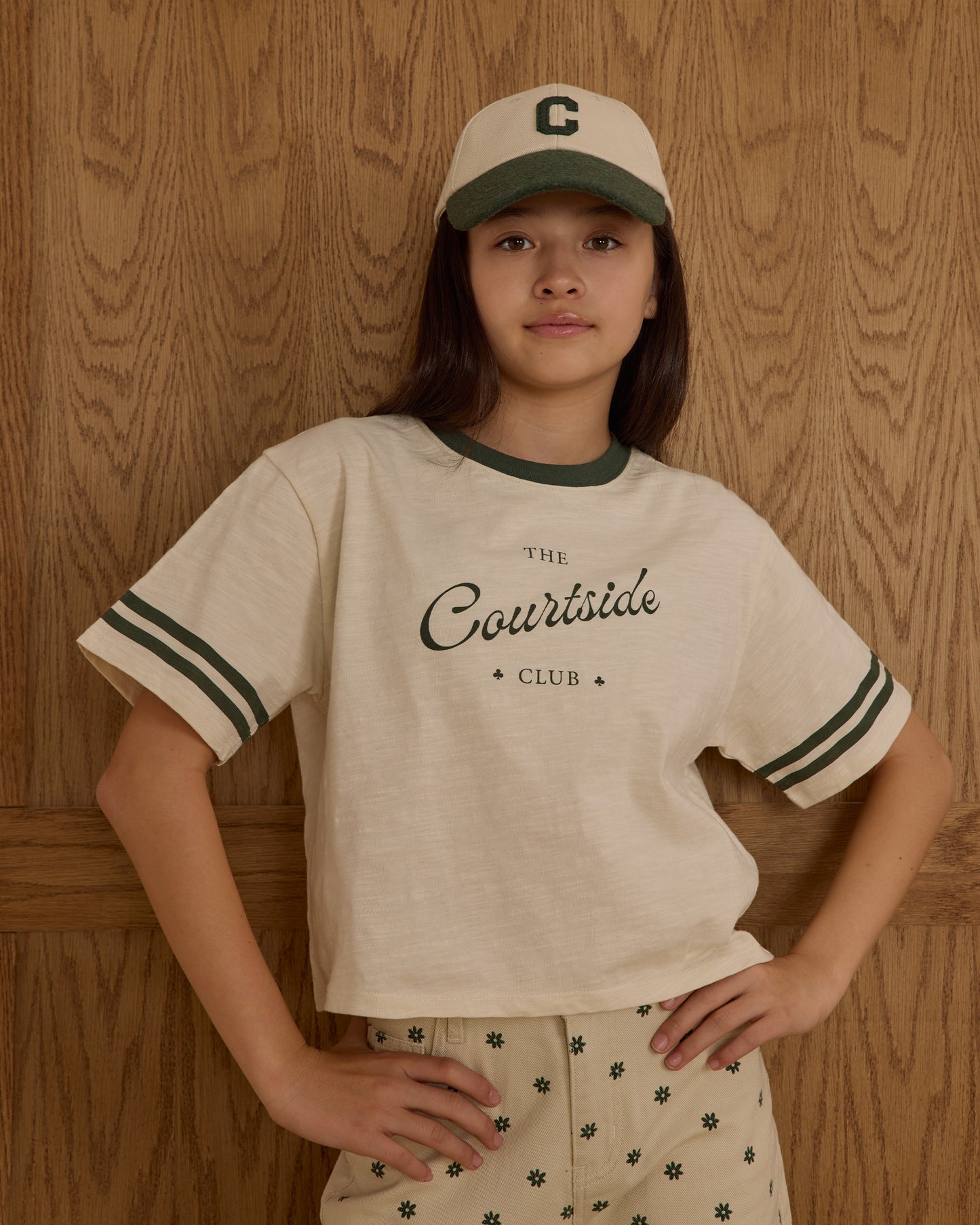 Varsity Tee || Courtside Club - Rylee + Cru | Kids Clothes | Trendy Baby Clothes | Modern Infant Outfits |