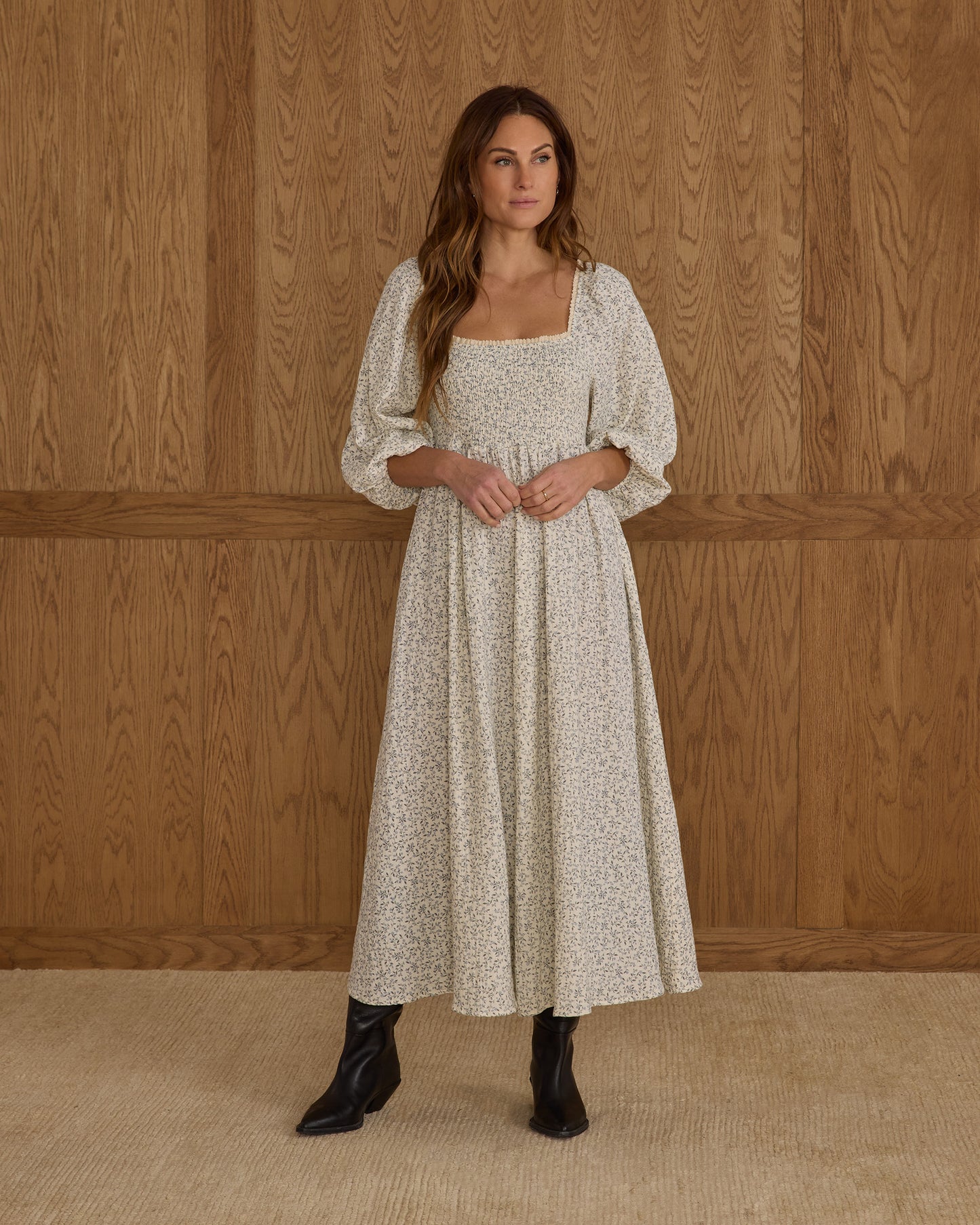 Della Dress | Blue Vines - Rylee + Cru | Kids Clothes | Trendy Baby Clothes | Modern Infant Outfits |