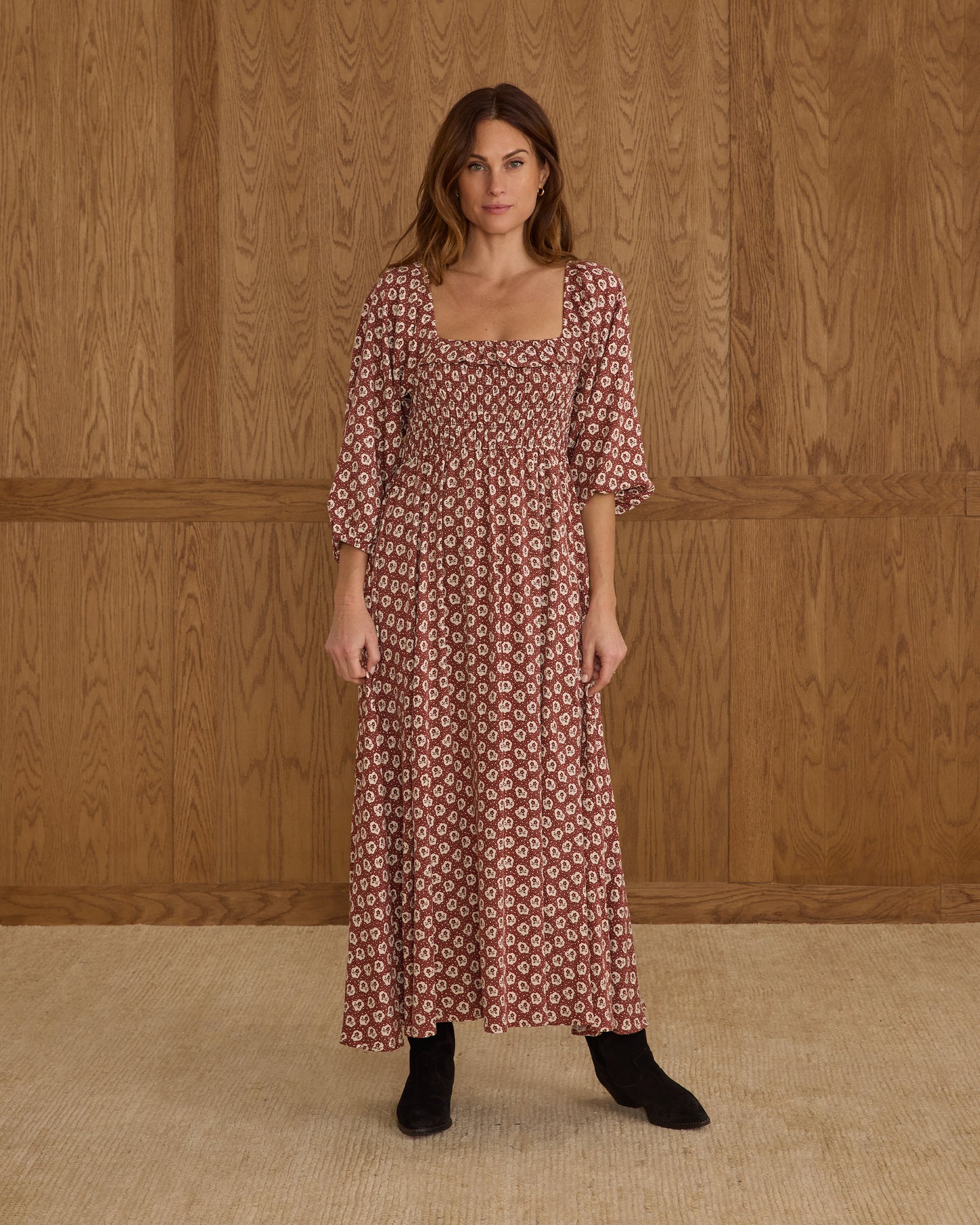 Magnolia Dress | Ruby Fleur - Rylee + Cru | Kids Clothes | Trendy Baby Clothes | Modern Infant Outfits |