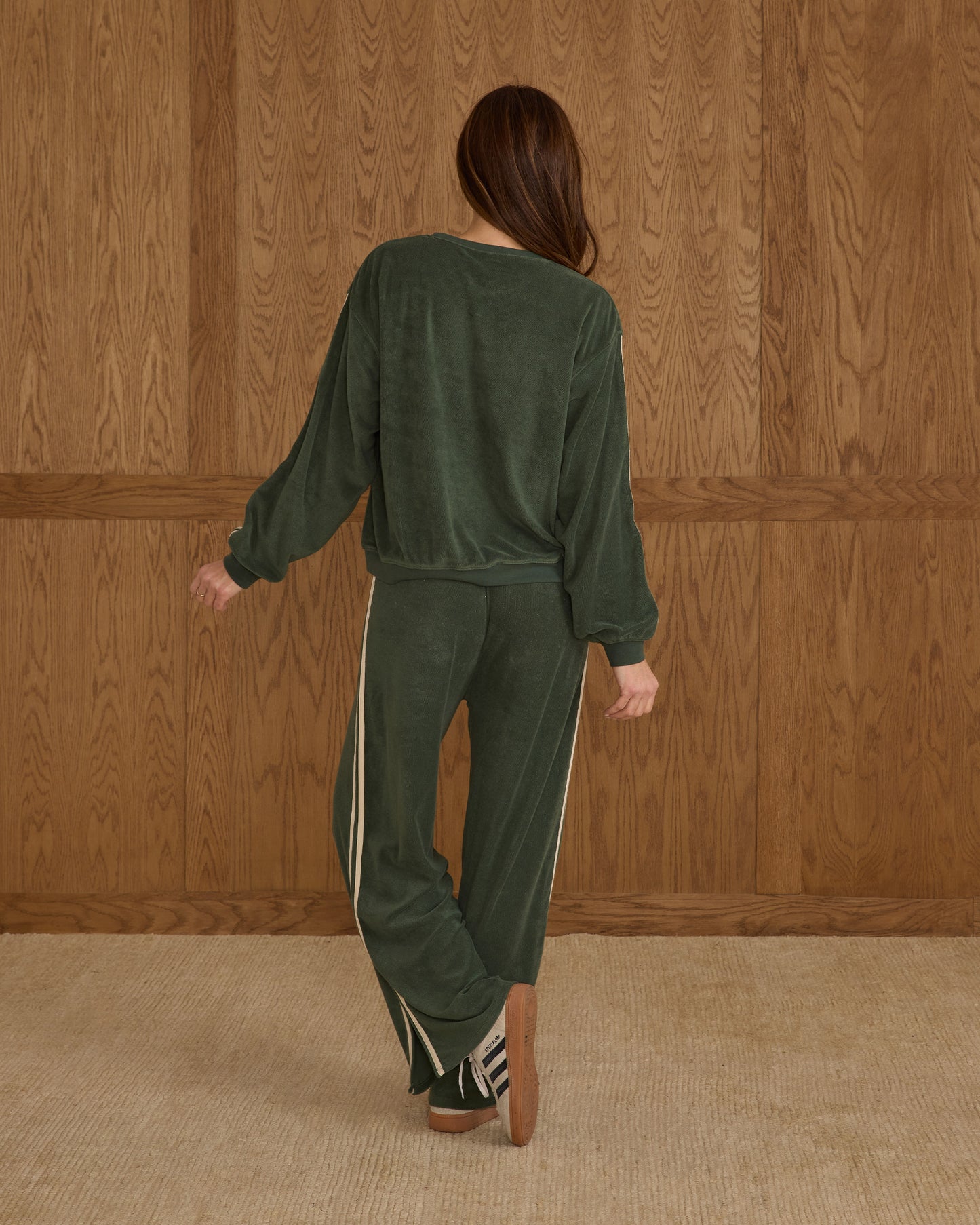 Track Pant | Green - Rylee + Cru | Kids Clothes | Trendy Baby Clothes | Modern Infant Outfits |