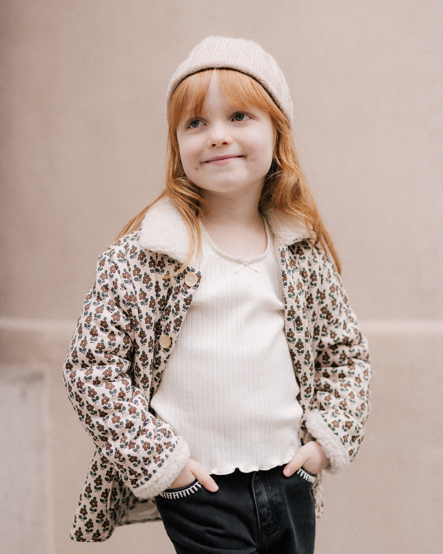 Quilted Coat || Harvest Floral - Rylee + Cru | Kids Clothes | Trendy Baby Clothes | Modern Infant Outfits |