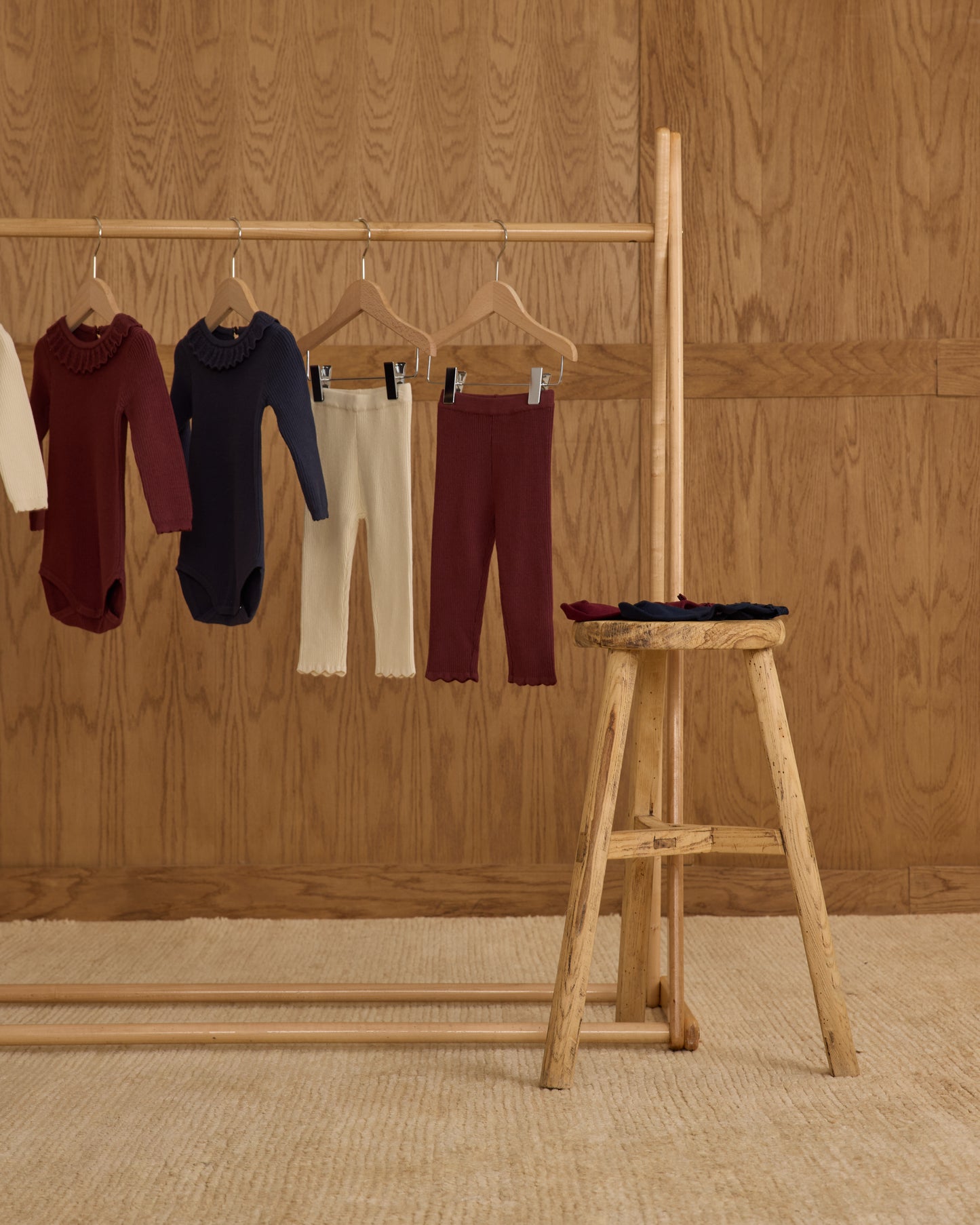 Legging || Burgundy - Rylee + Cru | Kids Clothes | Trendy Baby Clothes | Modern Infant Outfits |