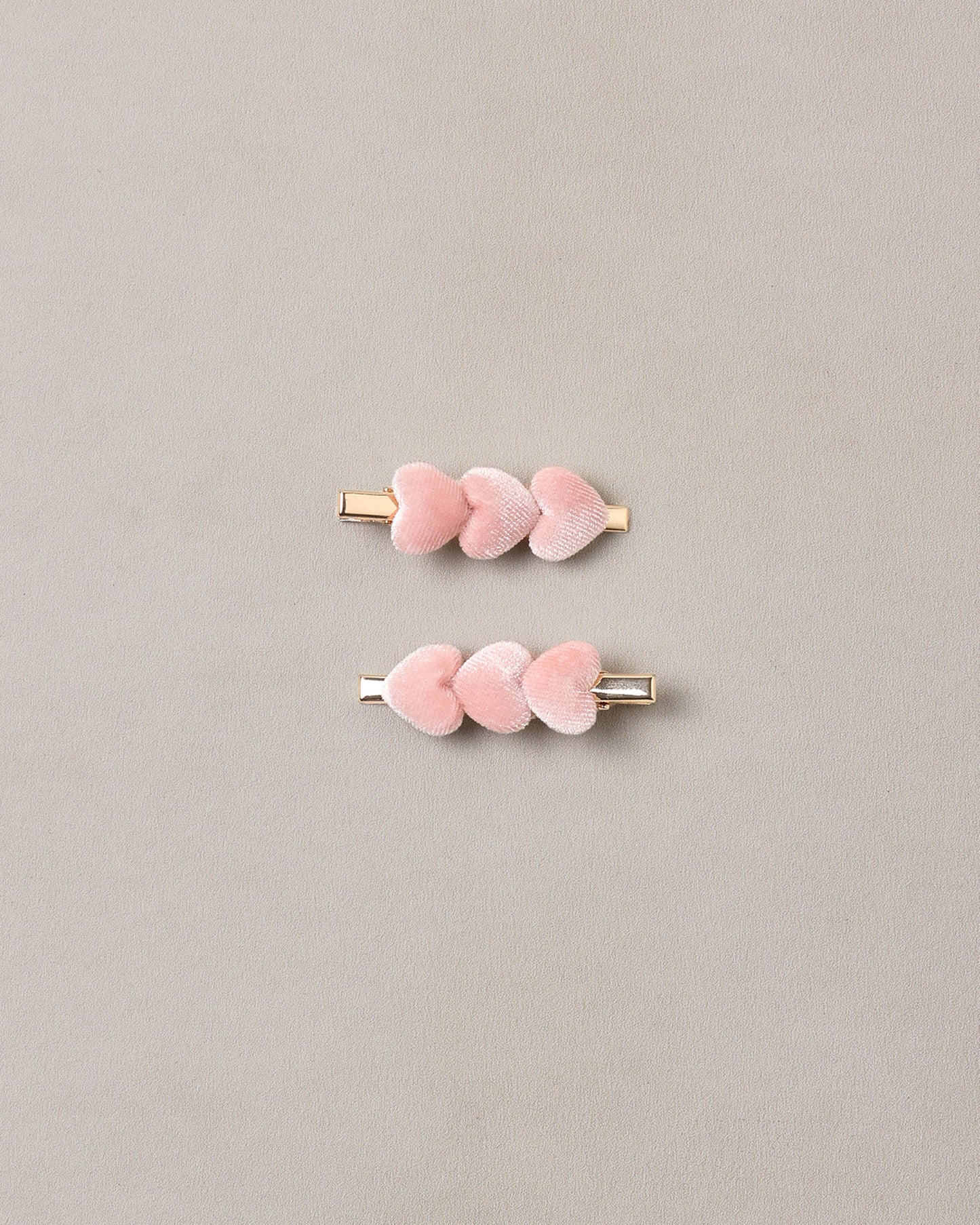 Velvet Heart Clips Rose - Rylee + Cru | Kids Clothes | Trendy Baby Clothes | Modern Infant Outfits |