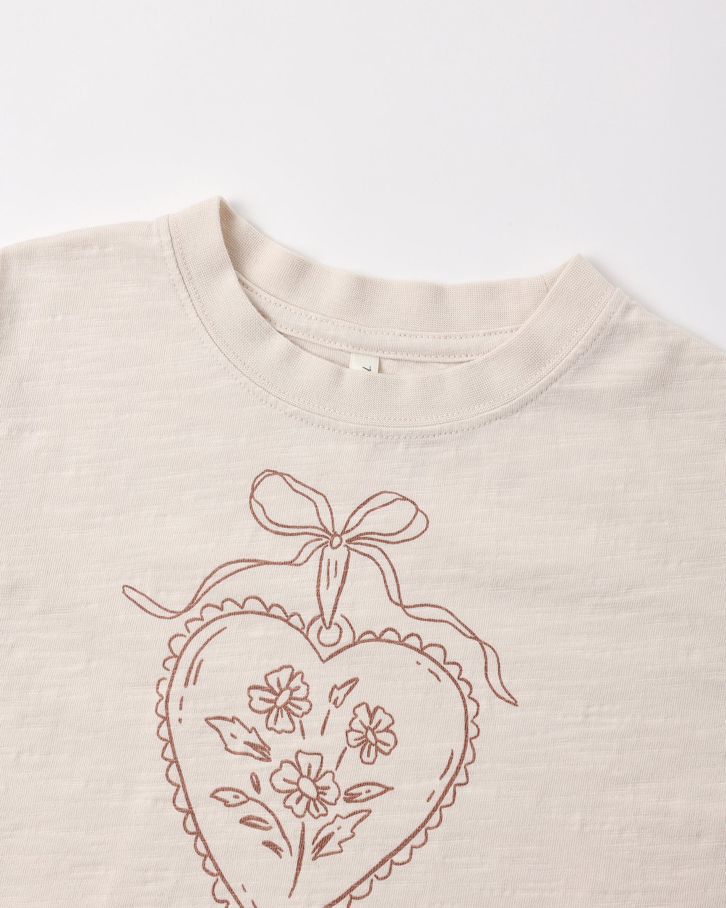 Boxy Tee Heart Locket - Rylee + Cru | Kids Clothes | Trendy Baby Clothes | Modern Infant Outfits |