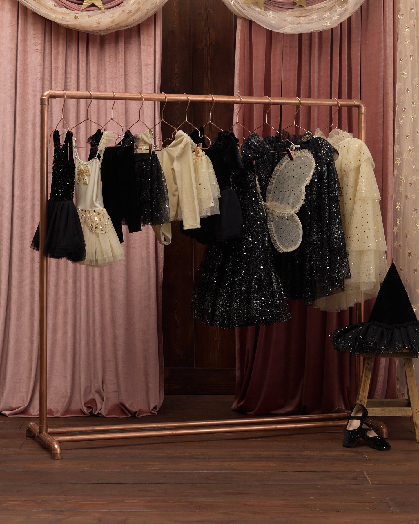 Tulle Cape Black - Rylee + Cru | Kids Clothes | Trendy Baby Clothes | Modern Infant Outfits |