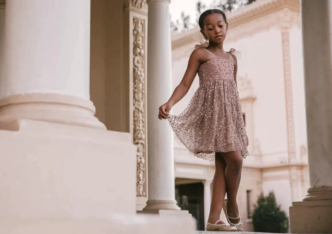 holidays dresses 2021 Pink Girl Dress Bowed Kids Wedding Birthday Party Holiday J461