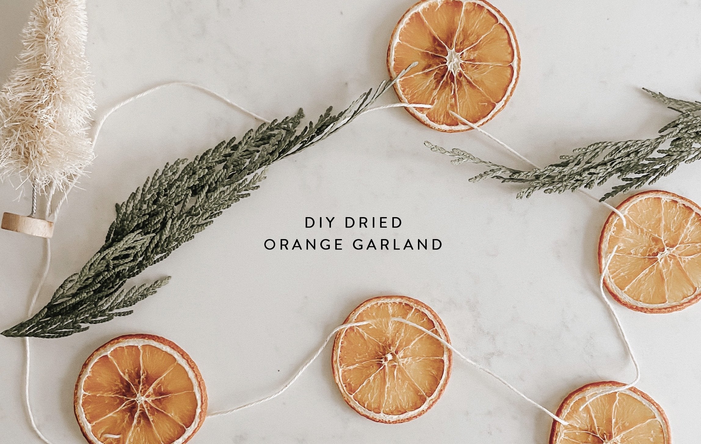 DIY: Holiday Dried Orange Garland