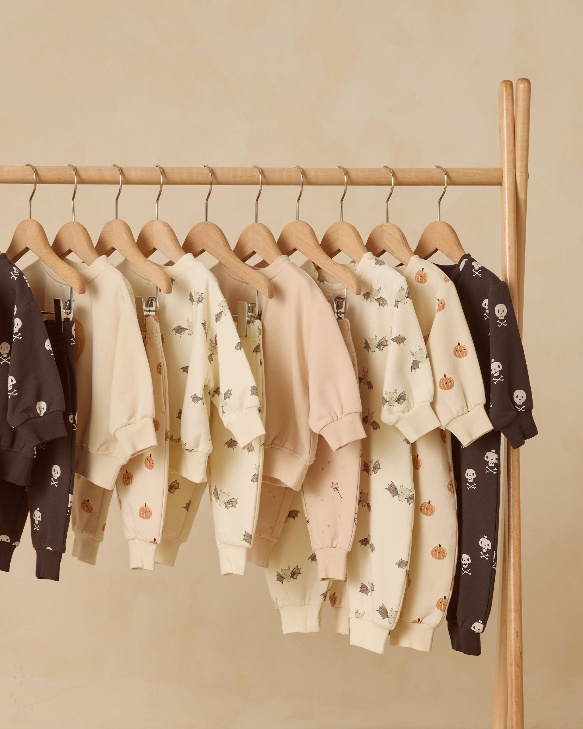 Relaxed Fleece Jumpsuit || Smiley Pumpkins - Rylee + Cru | Kids Clothes | Trendy Baby Clothes | Modern Infant Outfits |