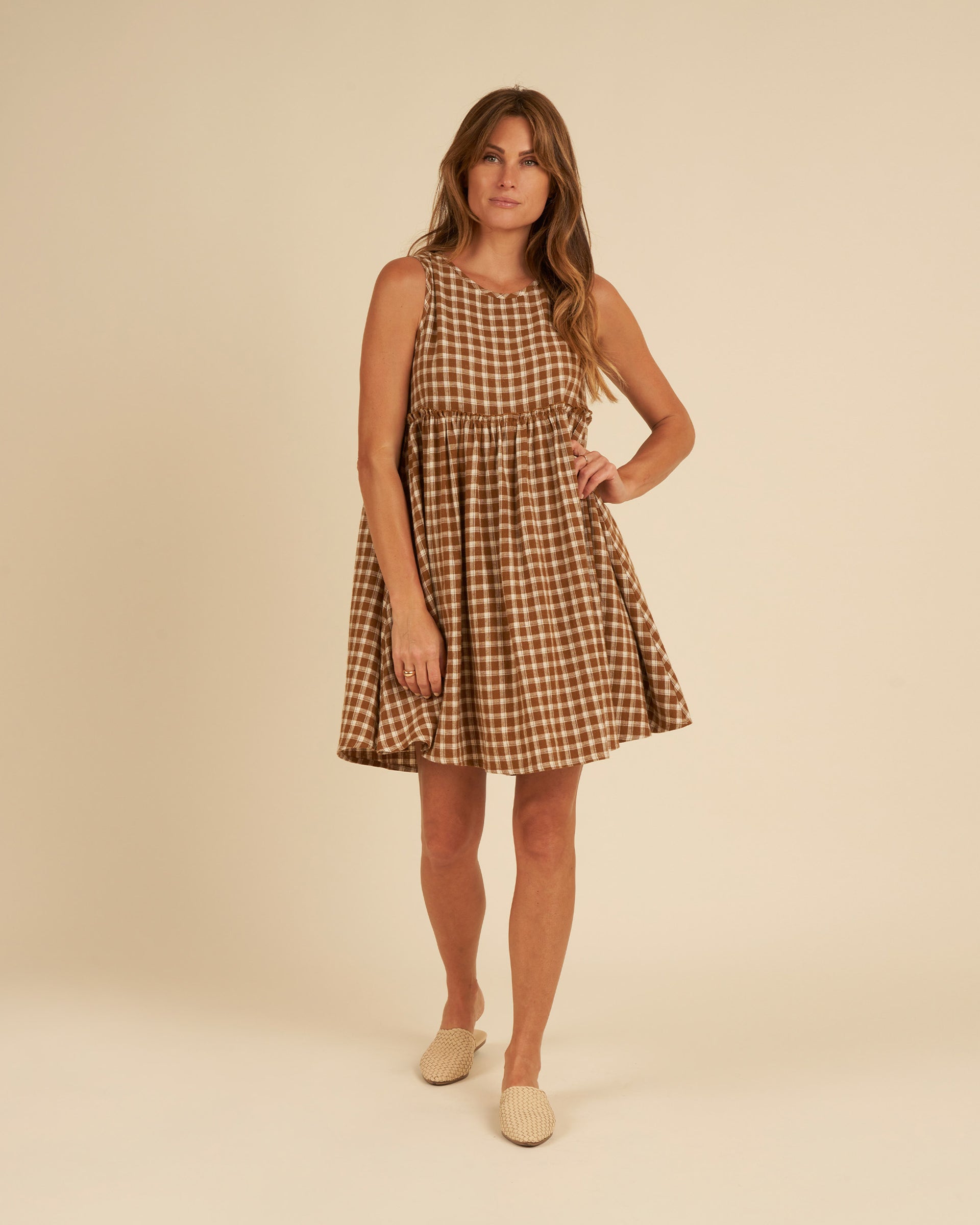 RYLEE + CRU Hanna Dress: Lemon main image 1