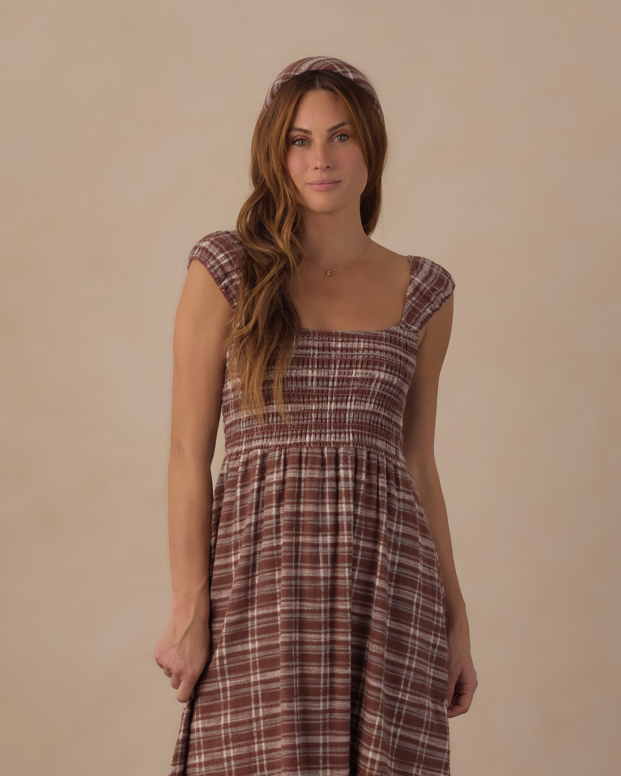 Women's Jess Dress Aspen Plaid - Rylee + Cru | Kids Clothes | Trendy Baby Clothes | Modern Infant Outfits |