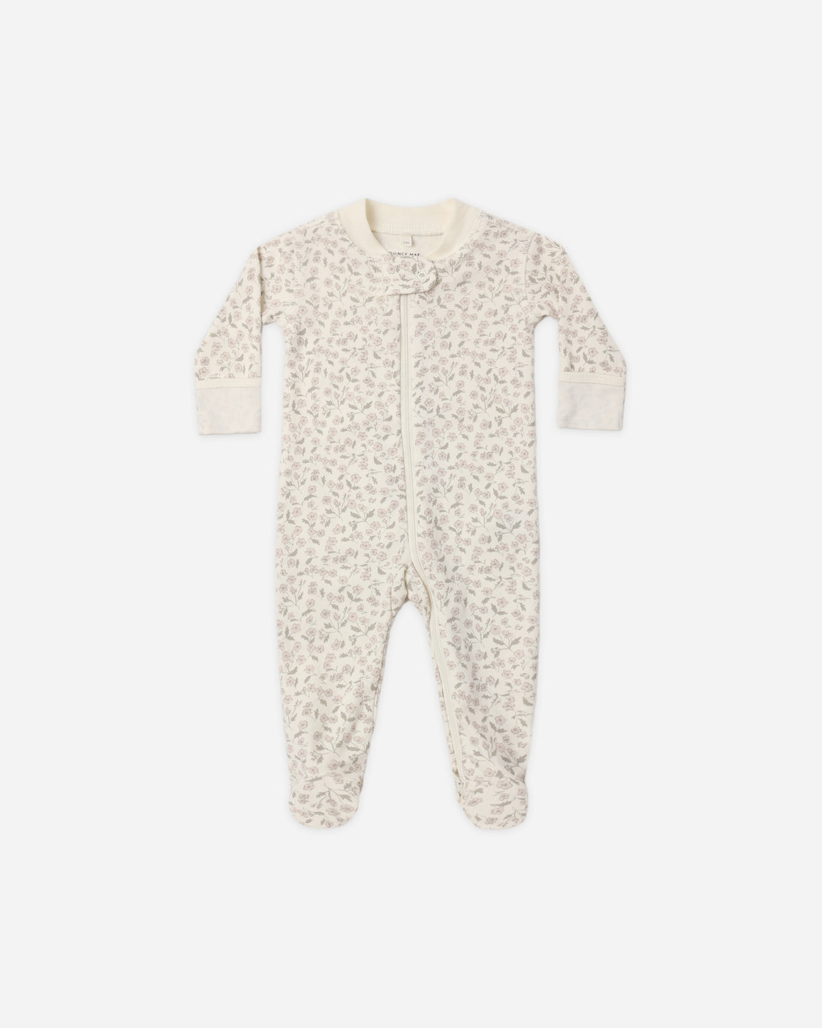 Zip Long Sleeve Sleeper Footie Floret - Rylee + Cru | Kids Clothes | Trendy Baby Clothes | Modern Infant Outfits |