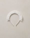 Ruffle Headband Ivory - Rylee + Cru | Kids Clothes | Trendy Baby Clothes | Modern Infant Outfits |