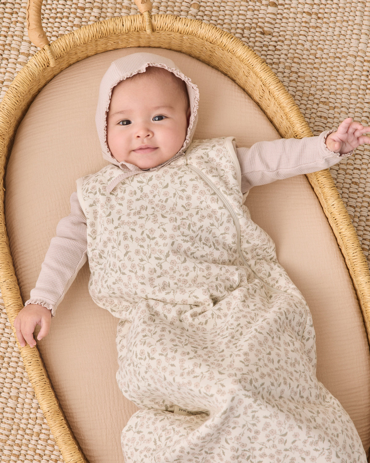 Jersey Sleep Bag Floret - Rylee + Cru | Kids Clothes | Trendy Baby Clothes | Modern Infant Outfits |