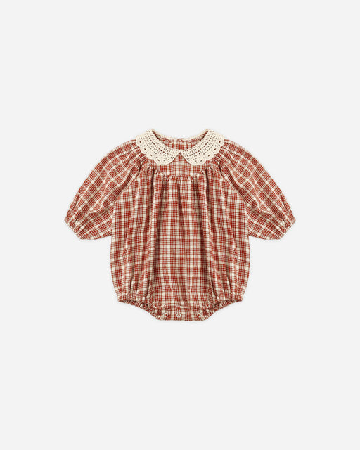 Heidi Romper Vintage Plaid - Rylee + Cru | Kids Clothes | Trendy Baby Clothes | Modern Infant Outfits |
