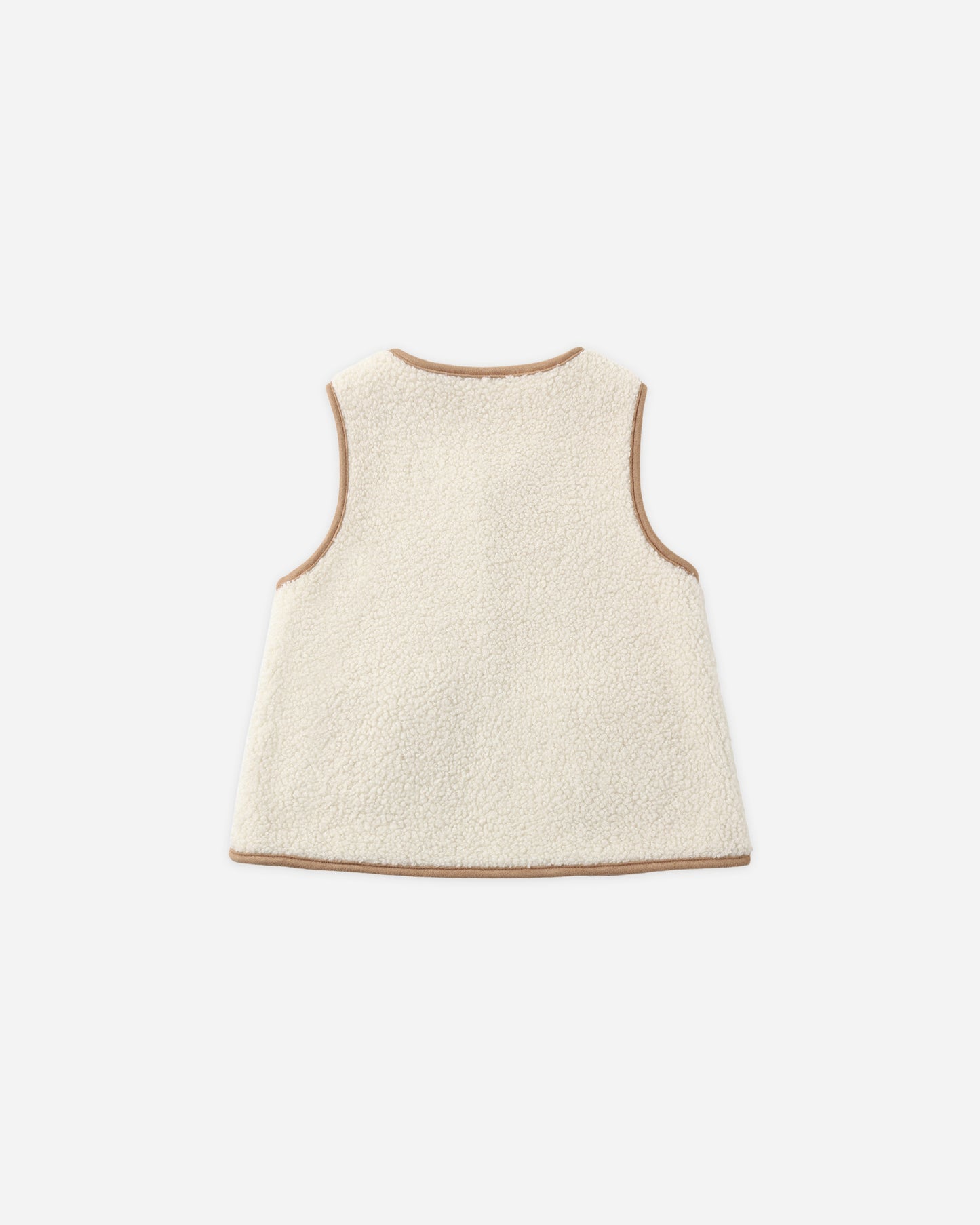 Sherpa Vest Natural - Rylee + Cru | Kids Clothes | Trendy Baby Clothes | Modern Infant Outfits |