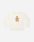 Long Sleeve Tee Gingerbread Man - Rylee + Cru | Kids Clothes | Trendy Baby Clothes | Modern Infant Outfits |