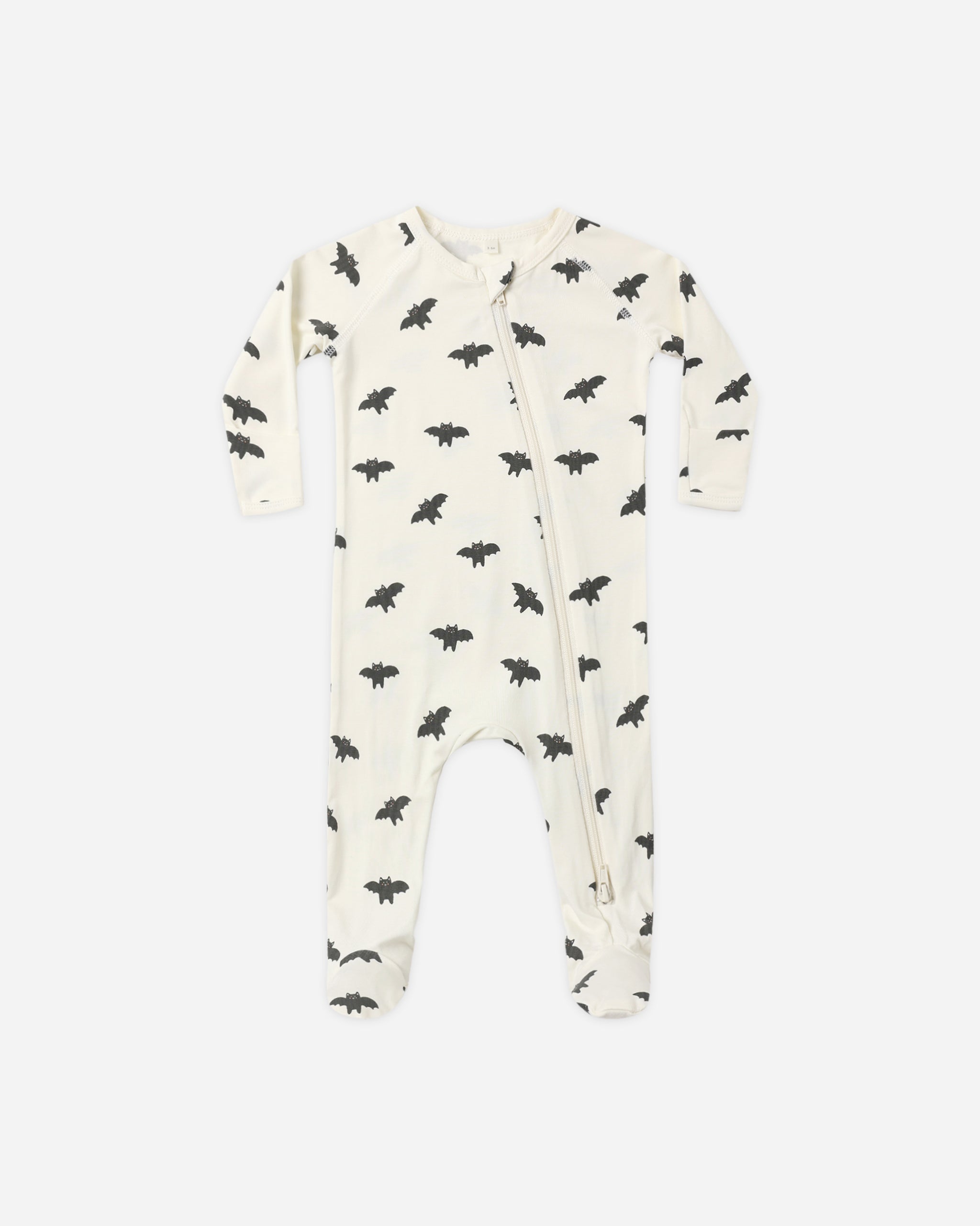 Bamboo Zip Footie Bats - Rylee + Cru | Kids Clothes | Trendy Baby Clothes | Modern Infant Outfits |
