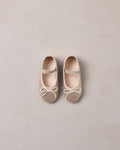 Ballet Flats Rose Gold Shimmer - Rylee + Cru | Kids Clothes | Trendy Baby Clothes | Modern Infant Outfits |