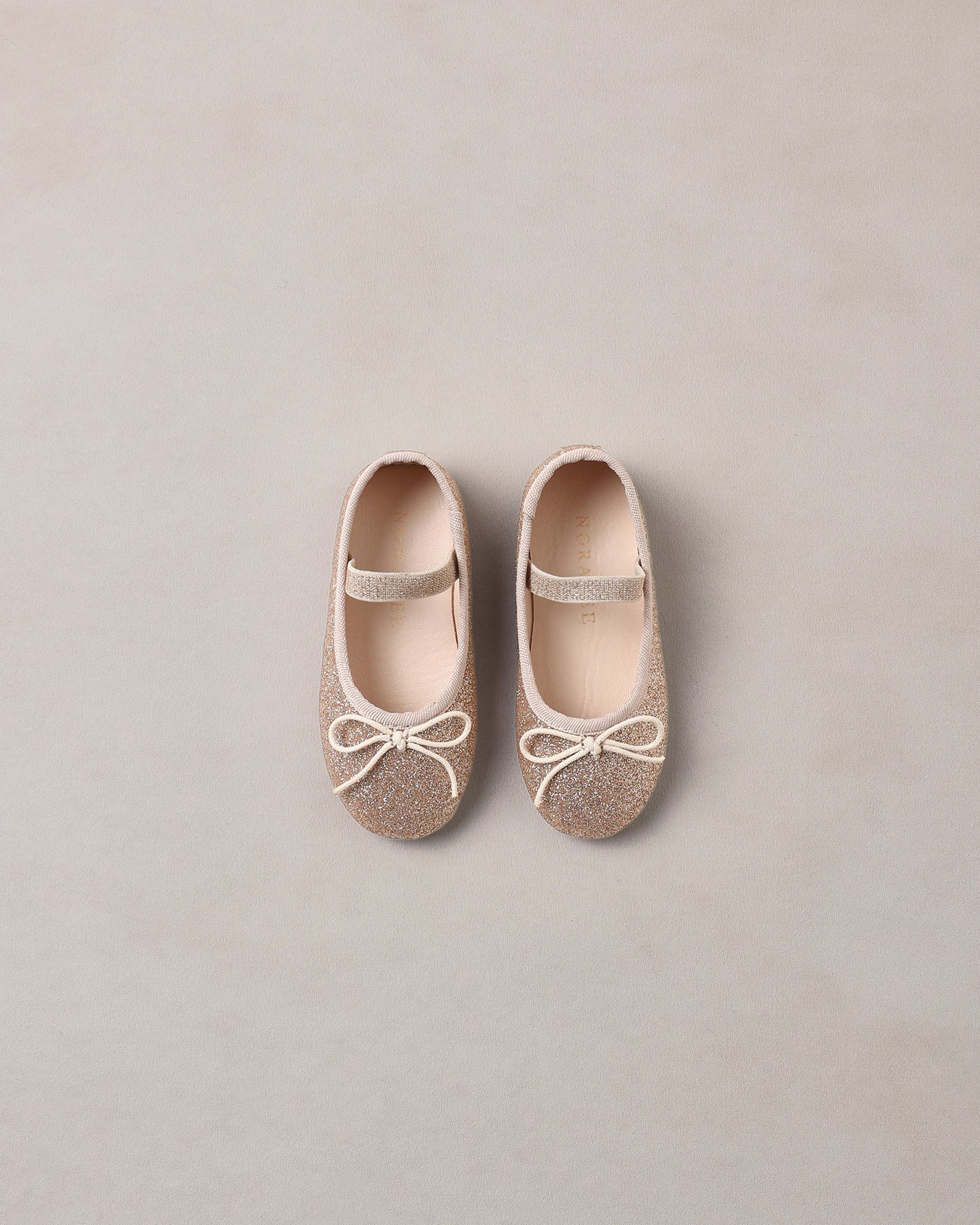 Ballet Flats Rose Gold Shimmer - Rylee + Cru | Kids Clothes | Trendy Baby Clothes | Modern Infant Outfits |