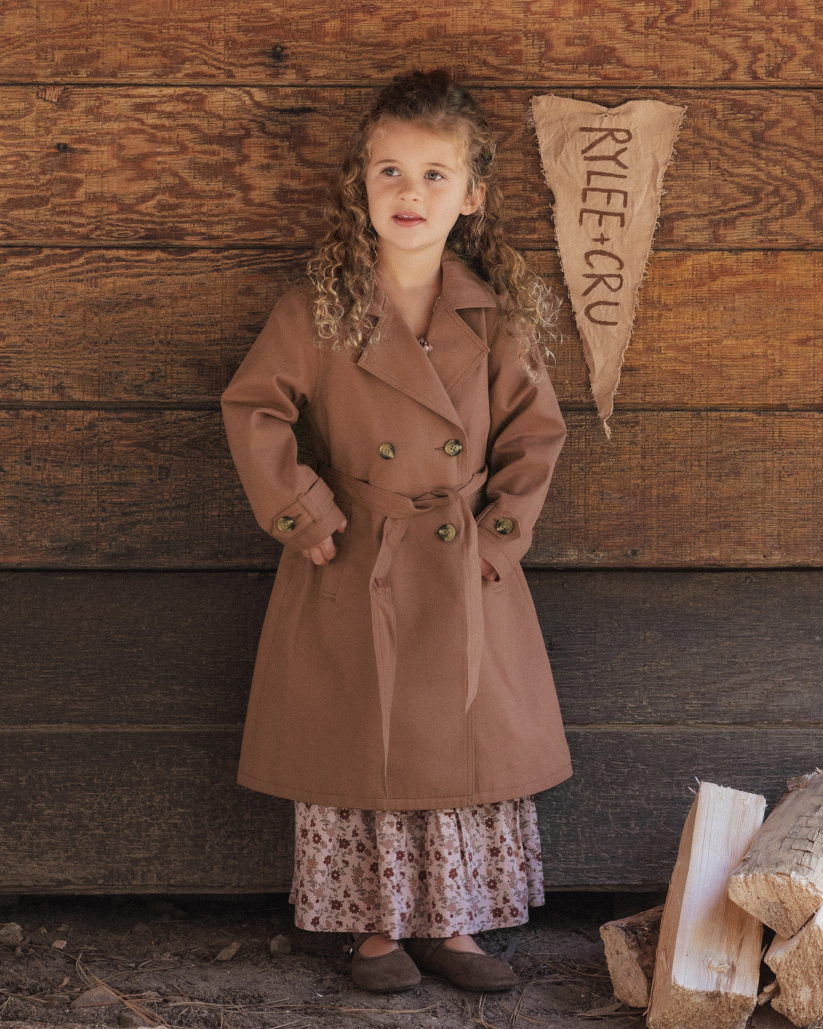 Trench Coat Clay - Rylee + Cru | Kids Clothes | Trendy Baby Clothes | Modern Infant Outfits |