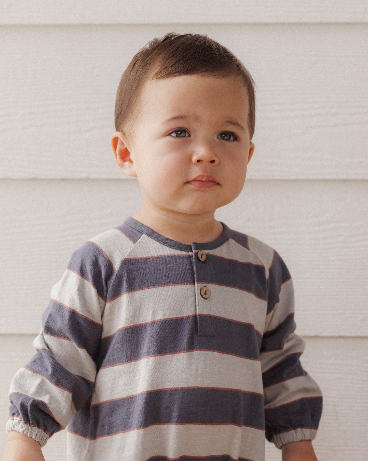 Henley Jumpsuit Sage Stripe - Rylee + Cru | Kids Clothes | Trendy Baby Clothes | Modern Infant Outfits |