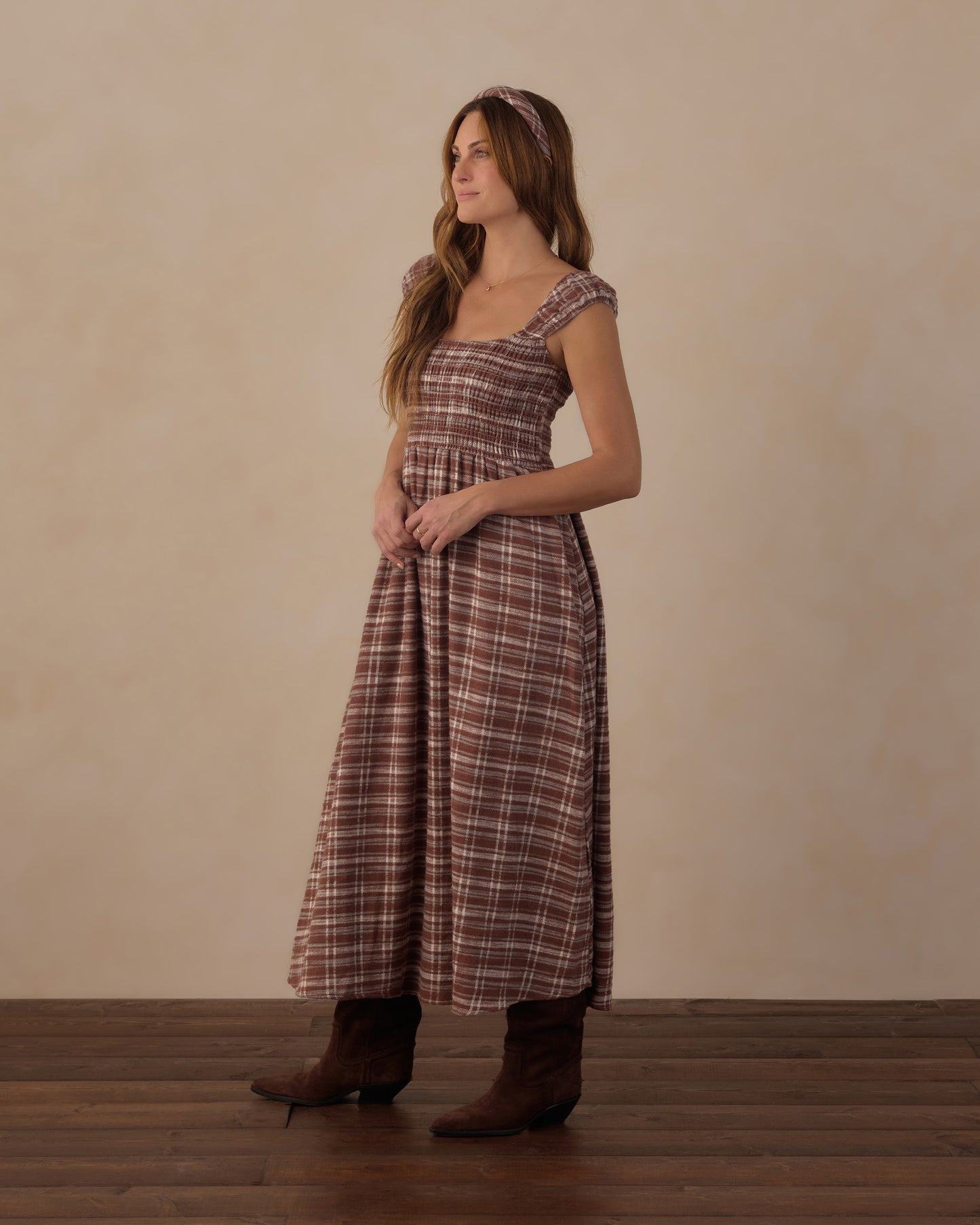 Women's Jess Dress Aspen Plaid - Rylee + Cru | Kids Clothes | Trendy Baby Clothes | Modern Infant Outfits |