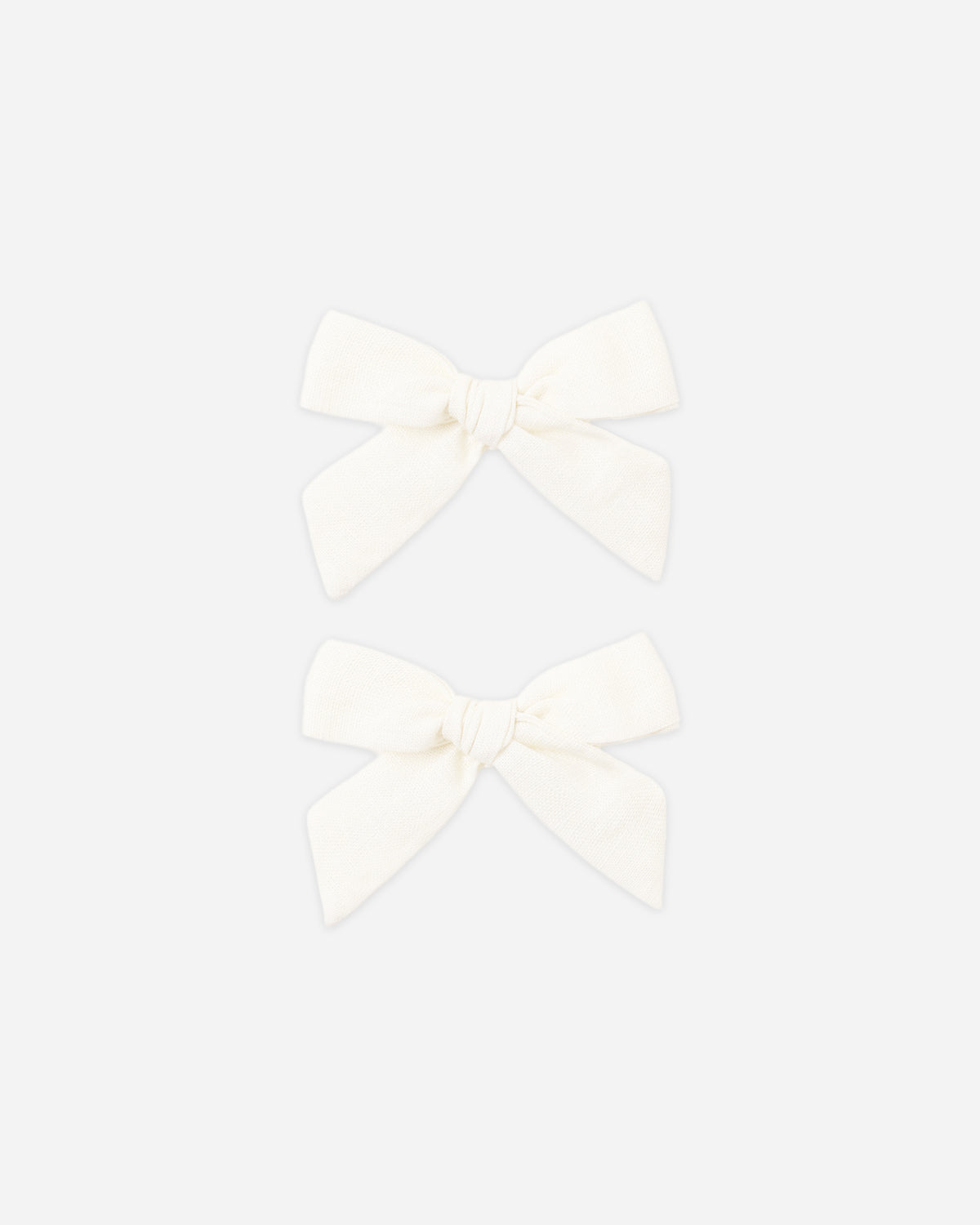 Bows, Set of 2 Ivory - Rylee + Cru | Kids Clothes | Trendy Baby Clothes | Modern Infant Outfits |