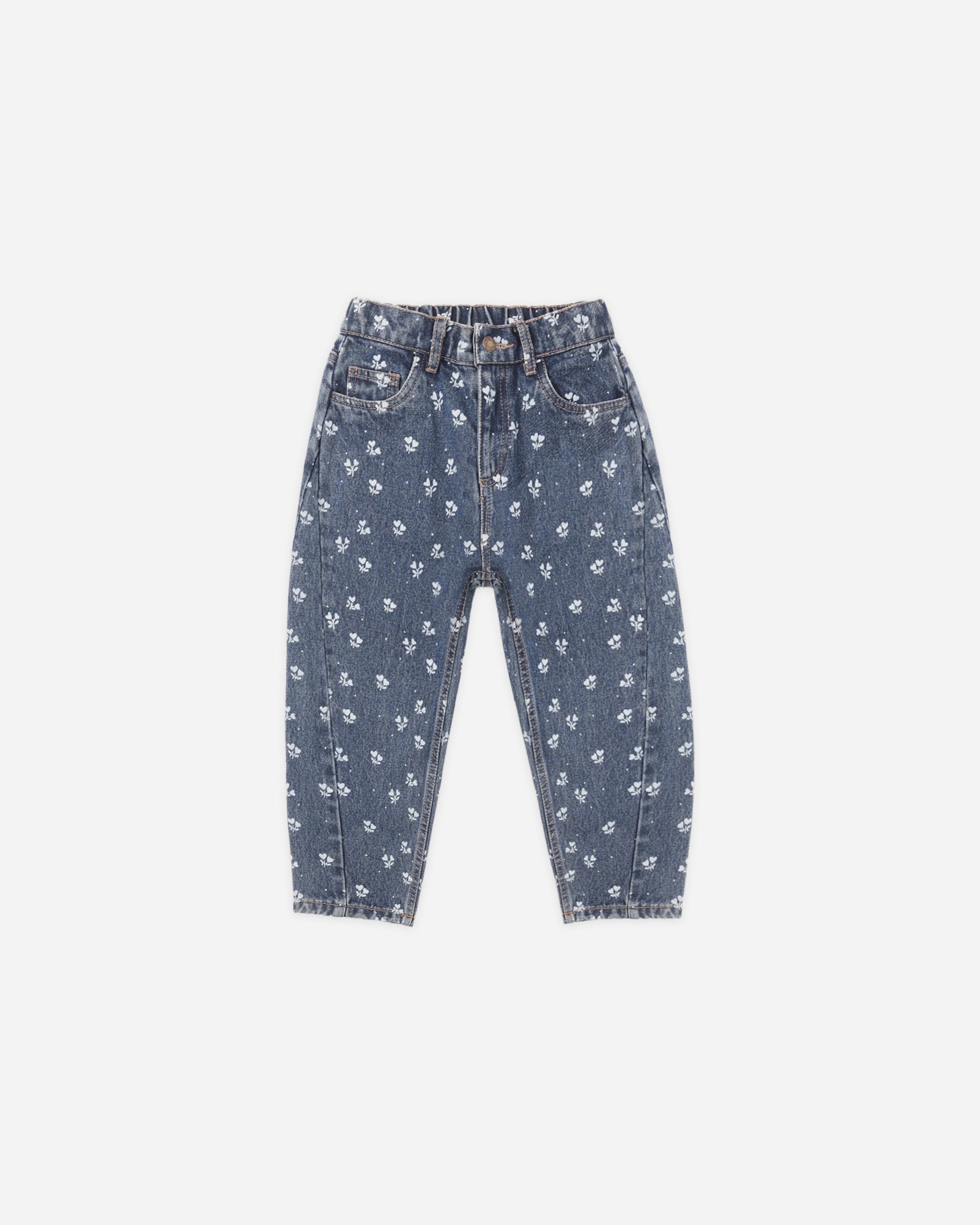 Barrel Pant Heart Ditsy - Rylee + Cru | Kids Clothes | Trendy Baby Clothes | Modern Infant Outfits |