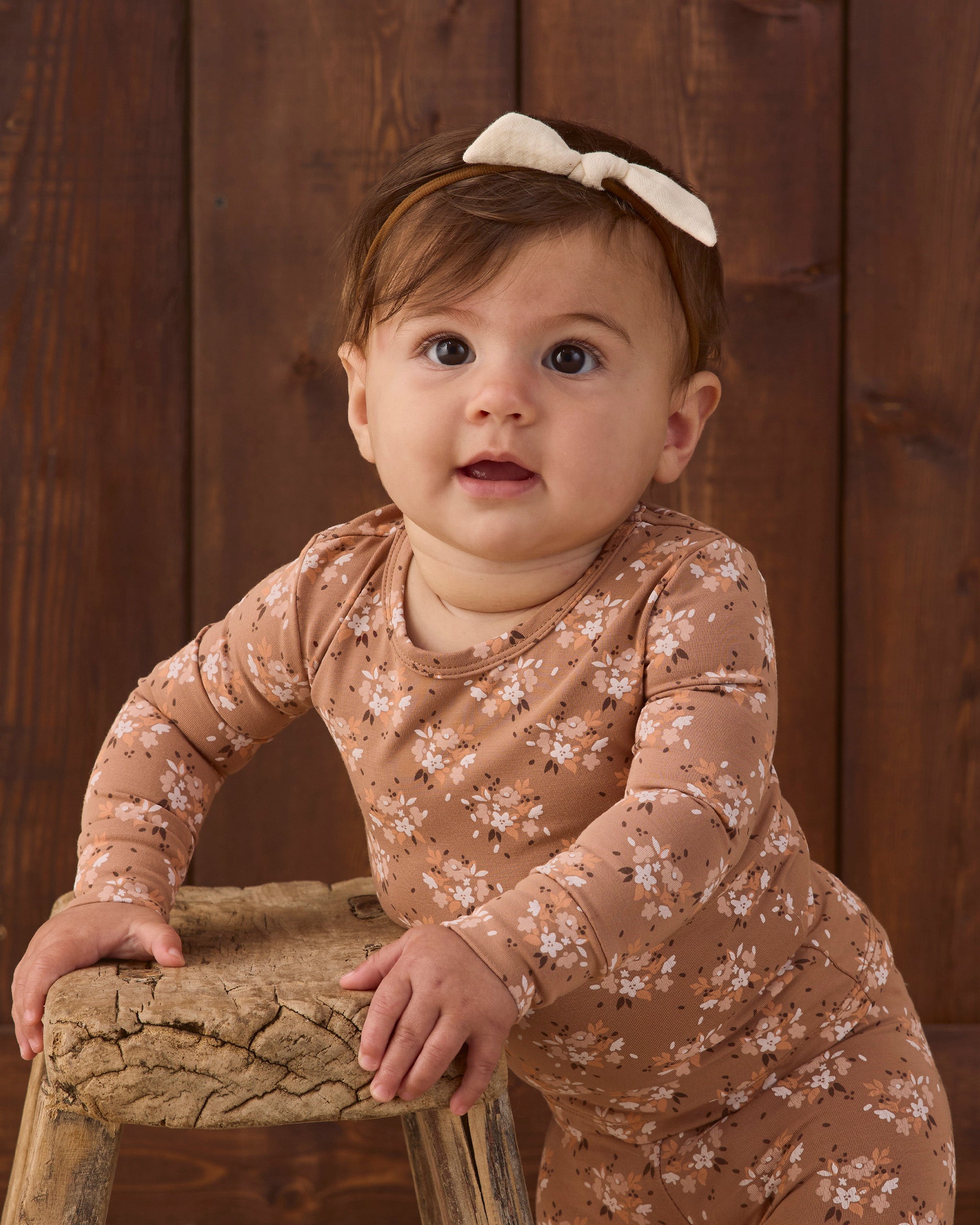 Bamboo Pajama Set Fall Floral - Rylee + Cru | Kids Clothes | Trendy Baby Clothes | Modern Infant Outfits |