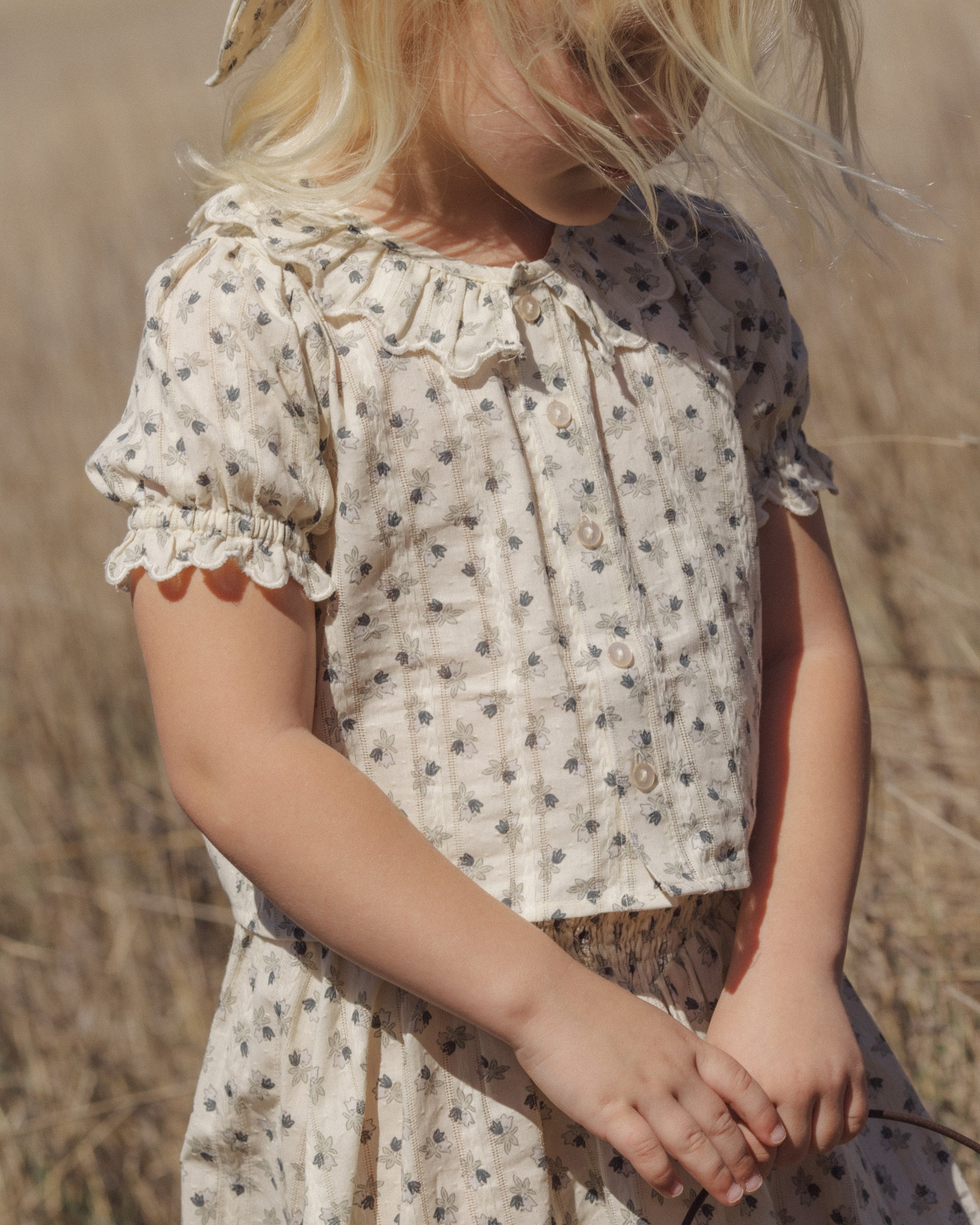Liv Blouse Vintage Fleur - Rylee + Cru | Kids Clothes | Trendy Baby Clothes | Modern Infant Outfits |