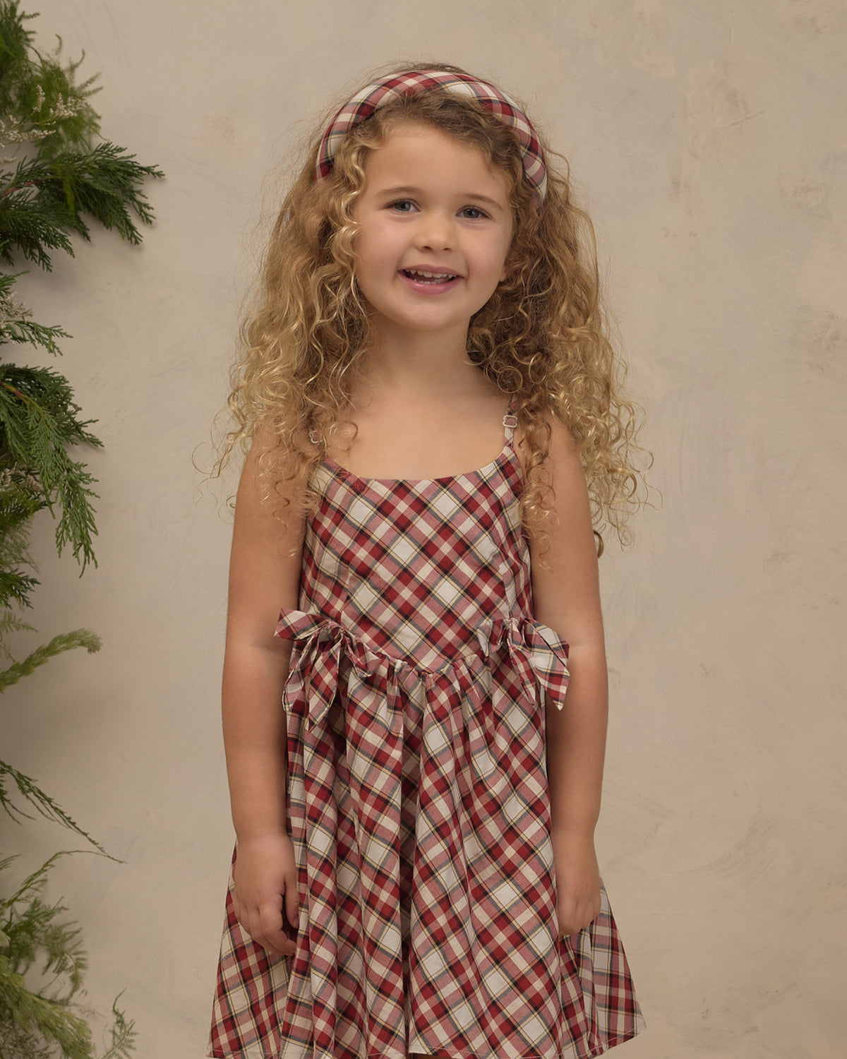 Betsy Dress Holiday Tartan