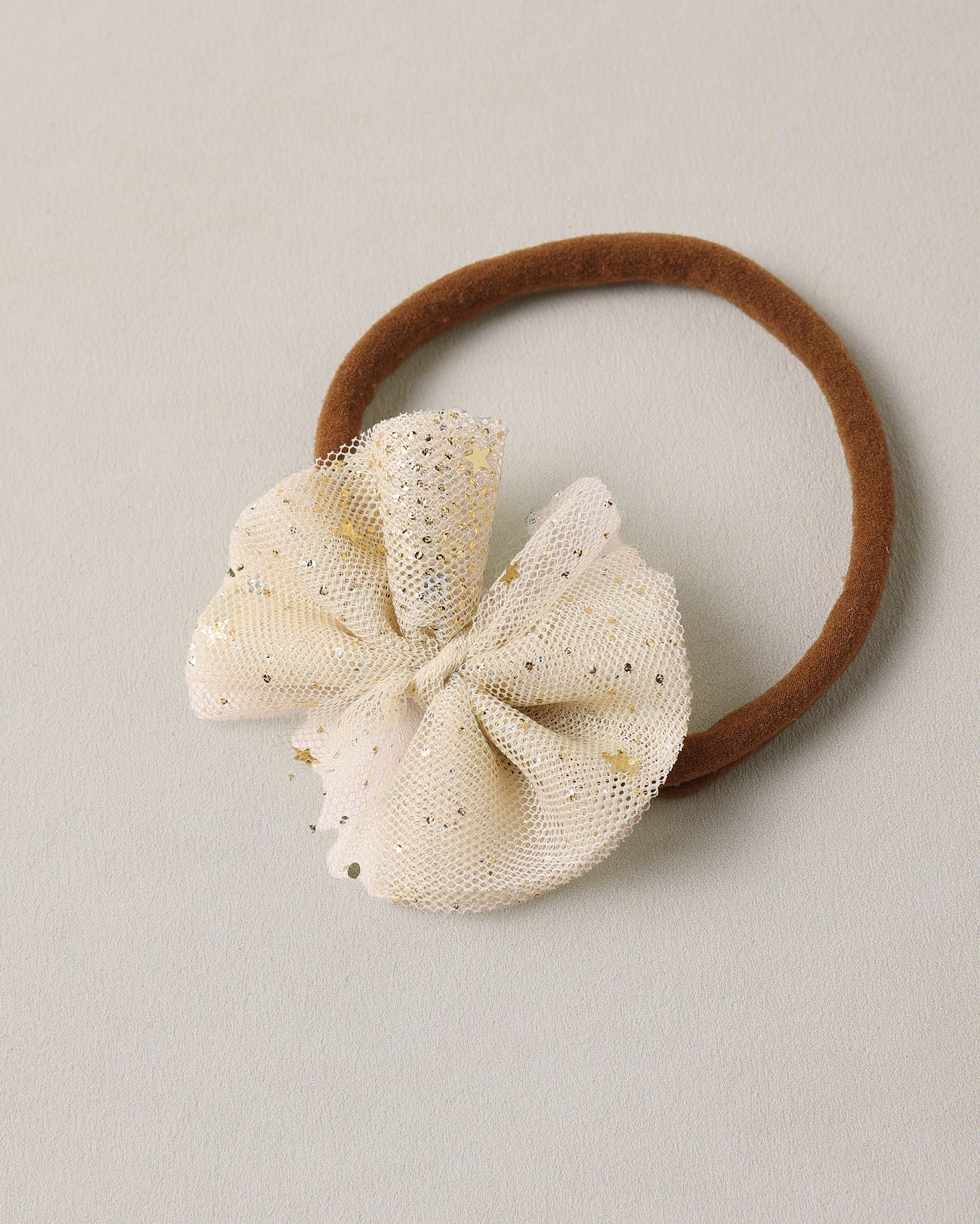Flutter Tulle Headband Champagne - Rylee + Cru | Kids Clothes | Trendy Baby Clothes | Modern Infant Outfits |