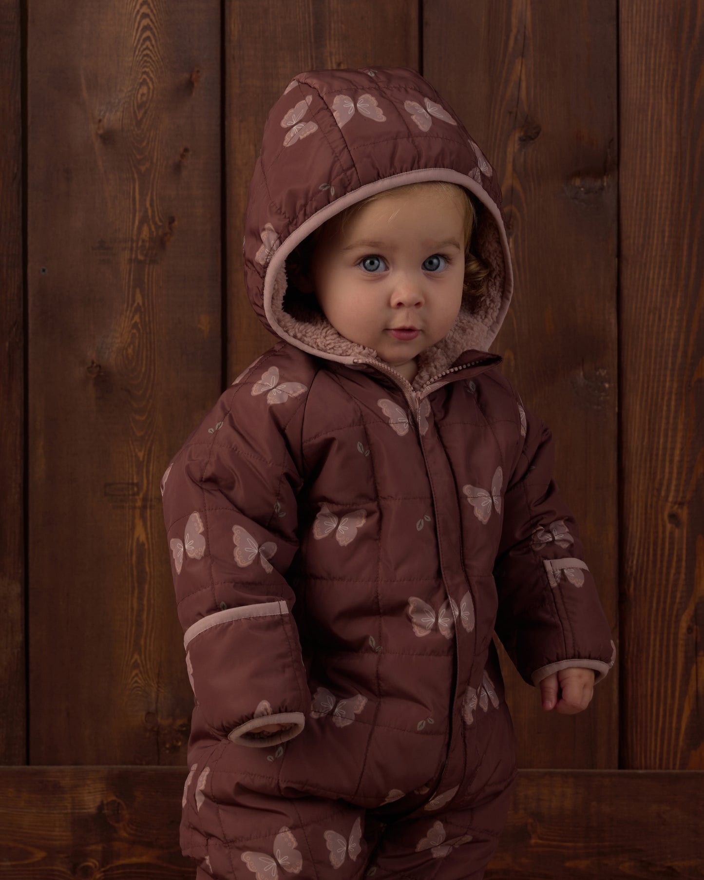 Cedar Puffer Suit Butterflies - Rylee + Cru | Kids Clothes | Trendy Baby Clothes | Modern Infant Outfits |