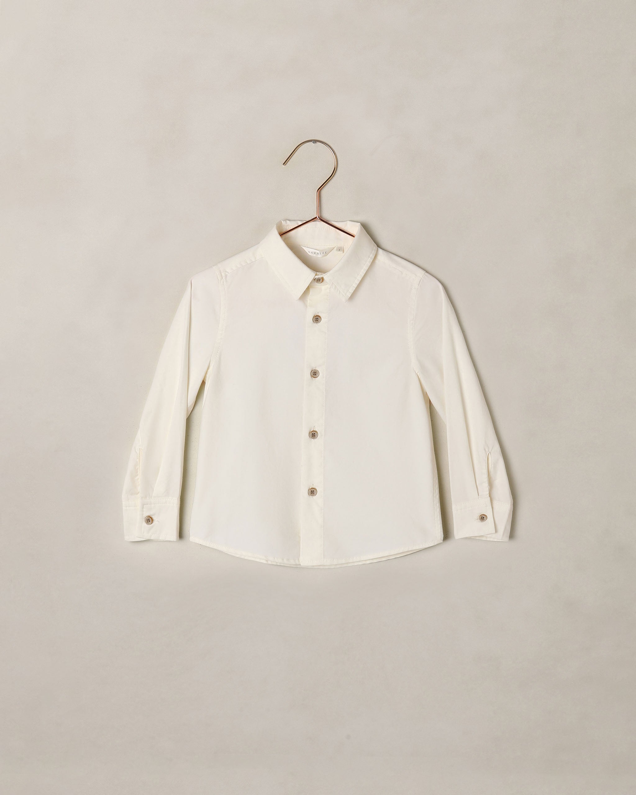 Harrison Button Down Ivory - Rylee + Cru | Kids Clothes | Trendy Baby Clothes | Modern Infant Outfits |