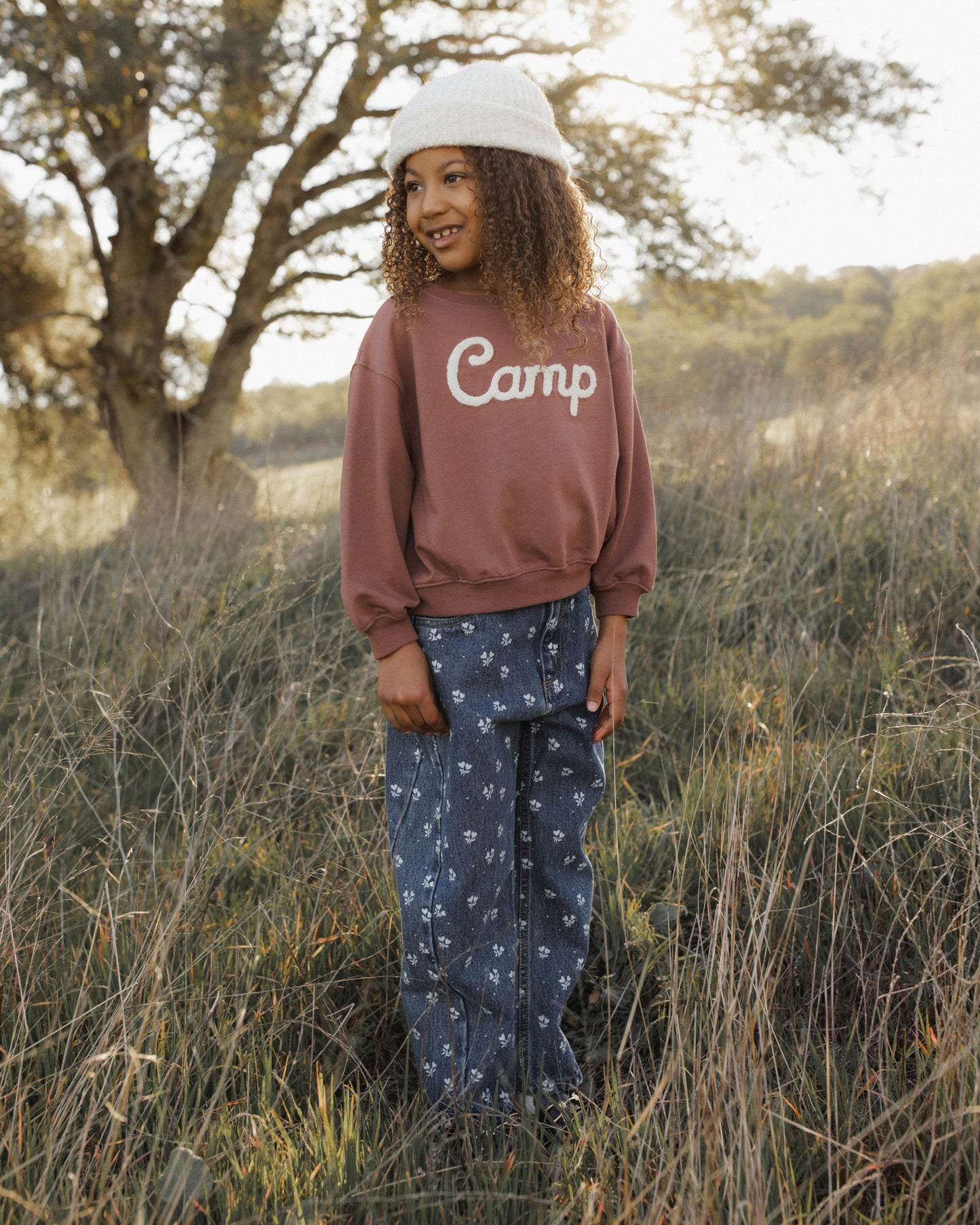 Oversized Sweatshirt Camp - Rylee + Cru | Kids Clothes | Trendy Baby Clothes | Modern Infant Outfits |