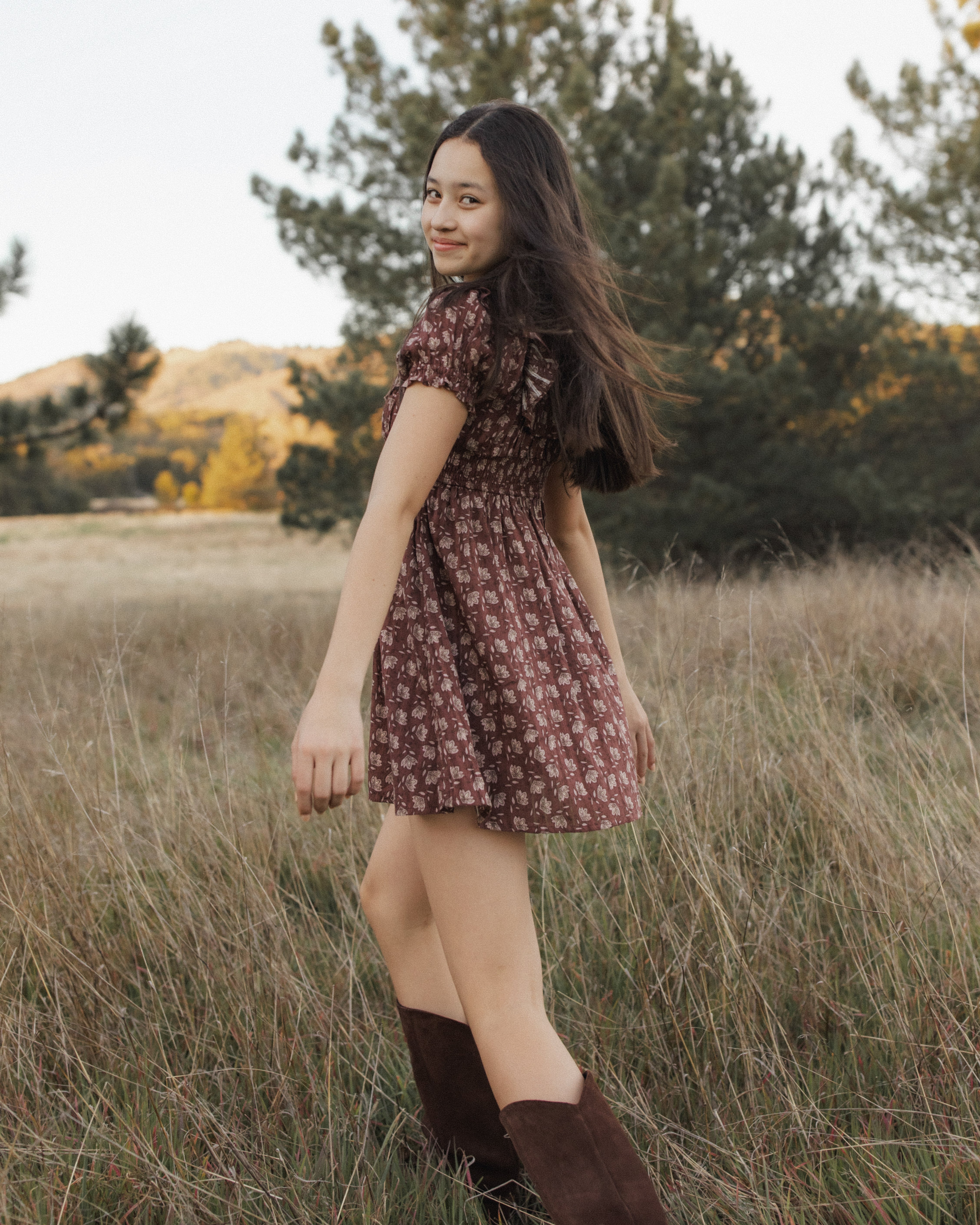 Teen Dillon Dress Mulberry Iris - Rylee + Cru | Kids Clothes | Trendy Baby Clothes | Modern Infant Outfits |