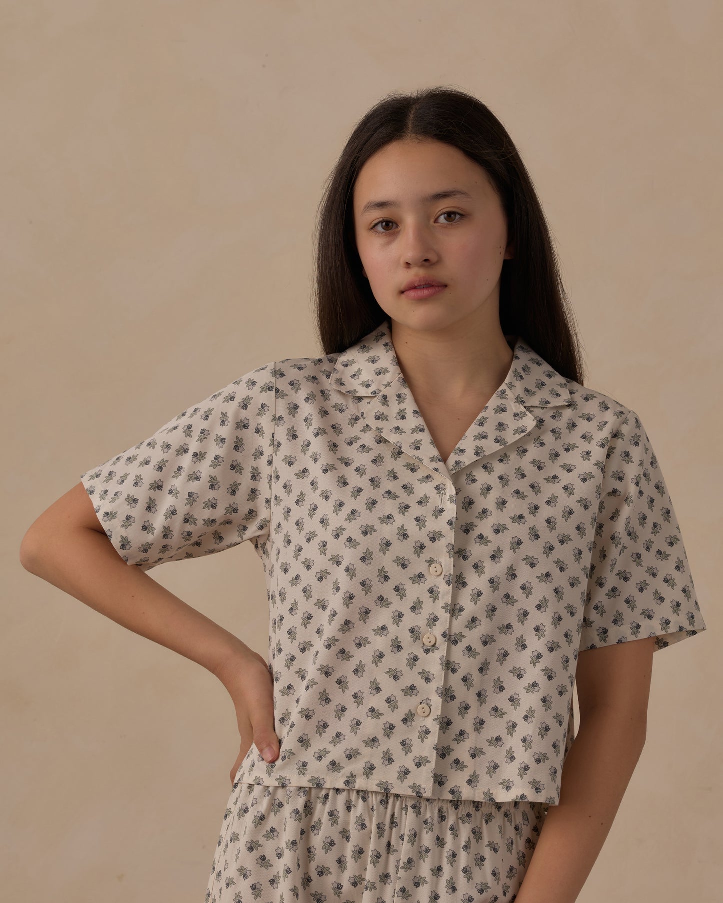 Teen Woven Pajama Set Vintage Fleur - Rylee + Cru | Kids Clothes | Trendy Baby Clothes | Modern Infant Outfits |