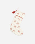 Christmas Stocking Peppermint Bows - Rylee + Cru | Kids Clothes | Trendy Baby Clothes | Modern Infant Outfits |