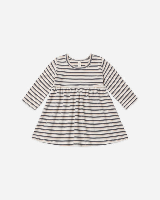 Long Sleeve Baby Dress Vintage Stripe - Rylee + Cru | Kids Clothes | Trendy Baby Clothes | Modern Infant Outfits |