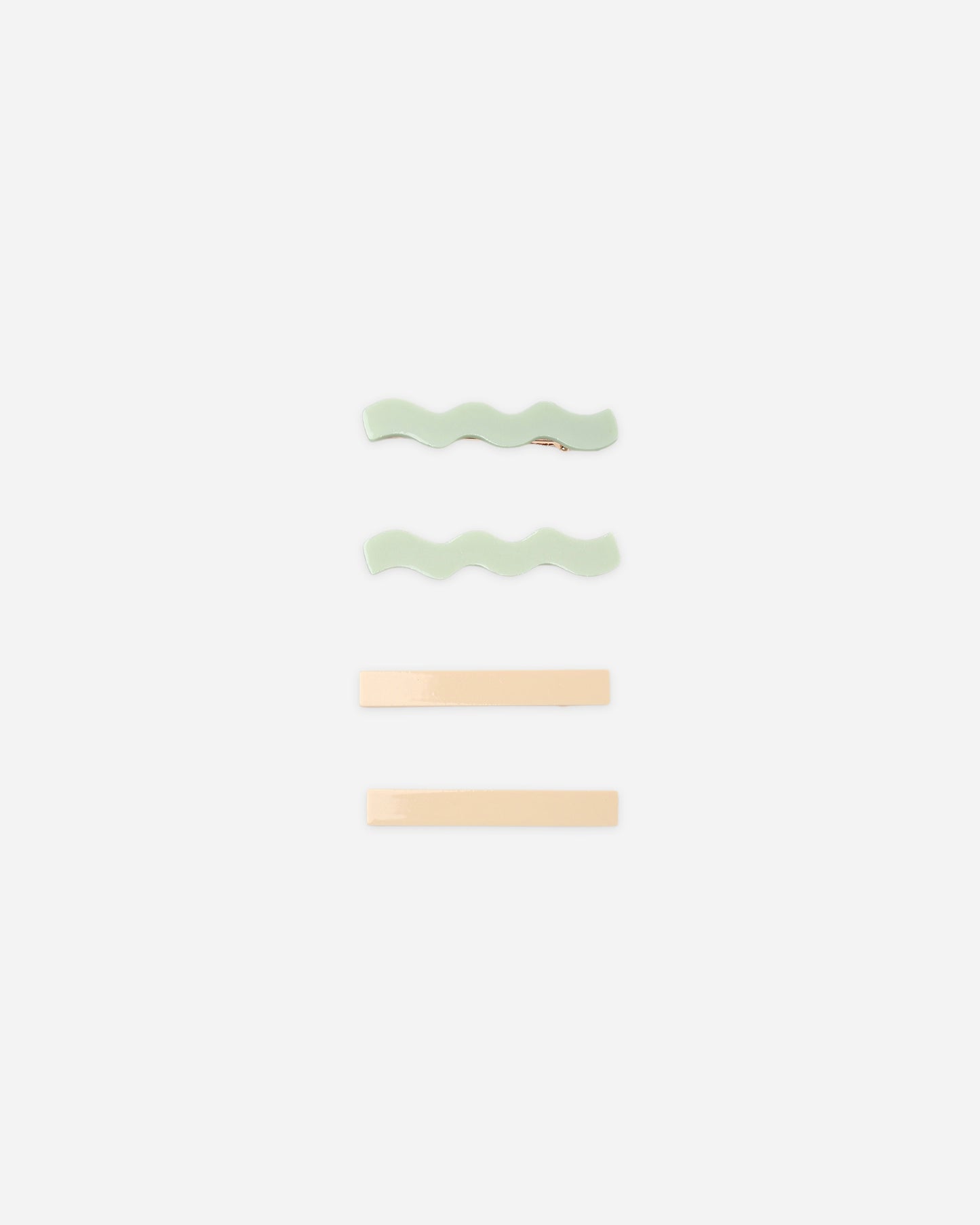 Wavy Clip Set Sage, Natural - Rylee + Cru | Kids Clothes | Trendy Baby Clothes | Modern Infant Outfits |