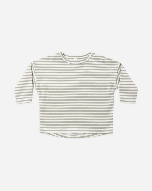 Long Sleeve Tee Laurel Stripe - Rylee + Cru | Kids Clothes | Trendy Baby Clothes | Modern Infant Outfits |