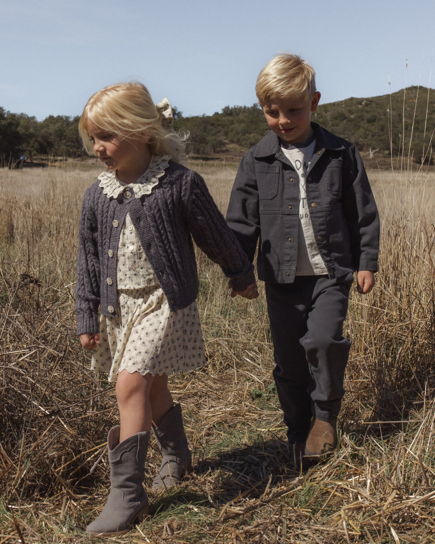 Cheyenne Cardigan Midnight - Rylee + Cru | Kids Clothes | Trendy Baby Clothes | Modern Infant Outfits |