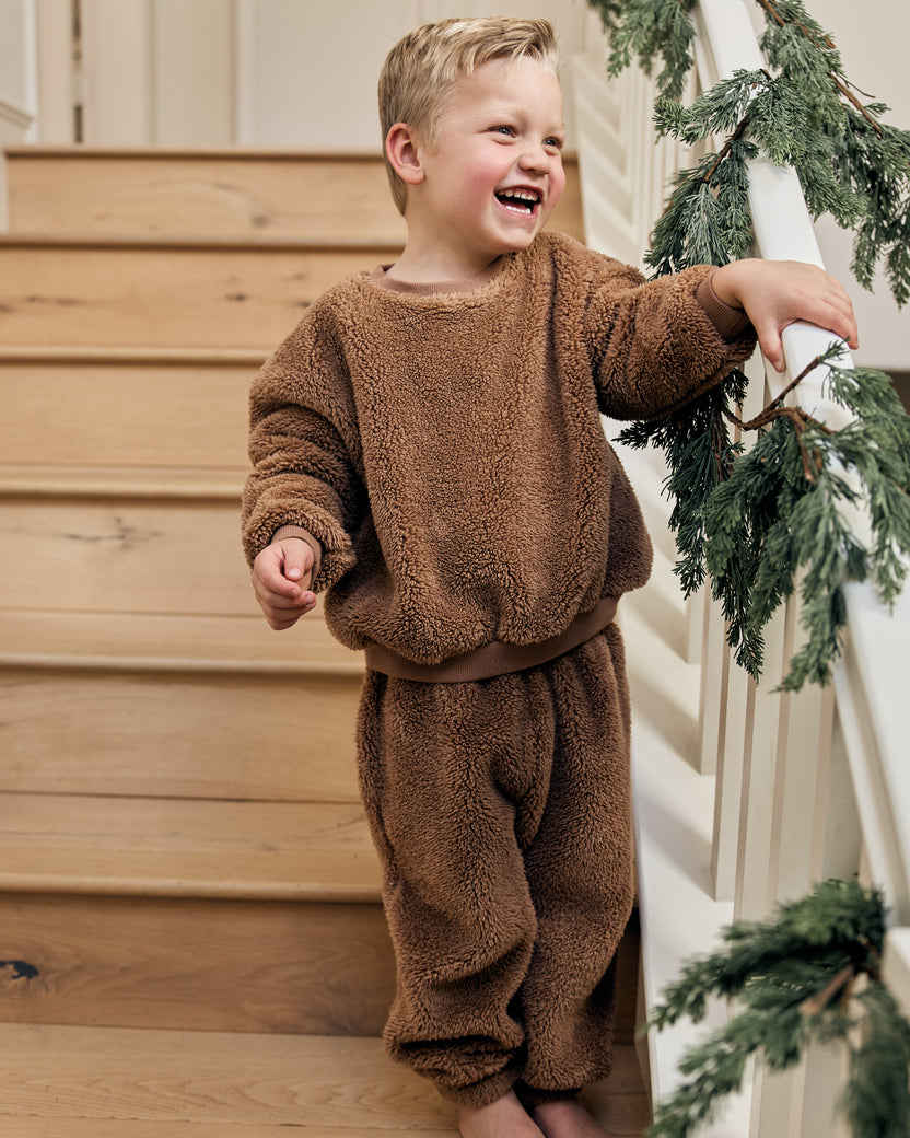 Rylee + Cru Ruffle Pajamas in Holiday Flannel main image 0