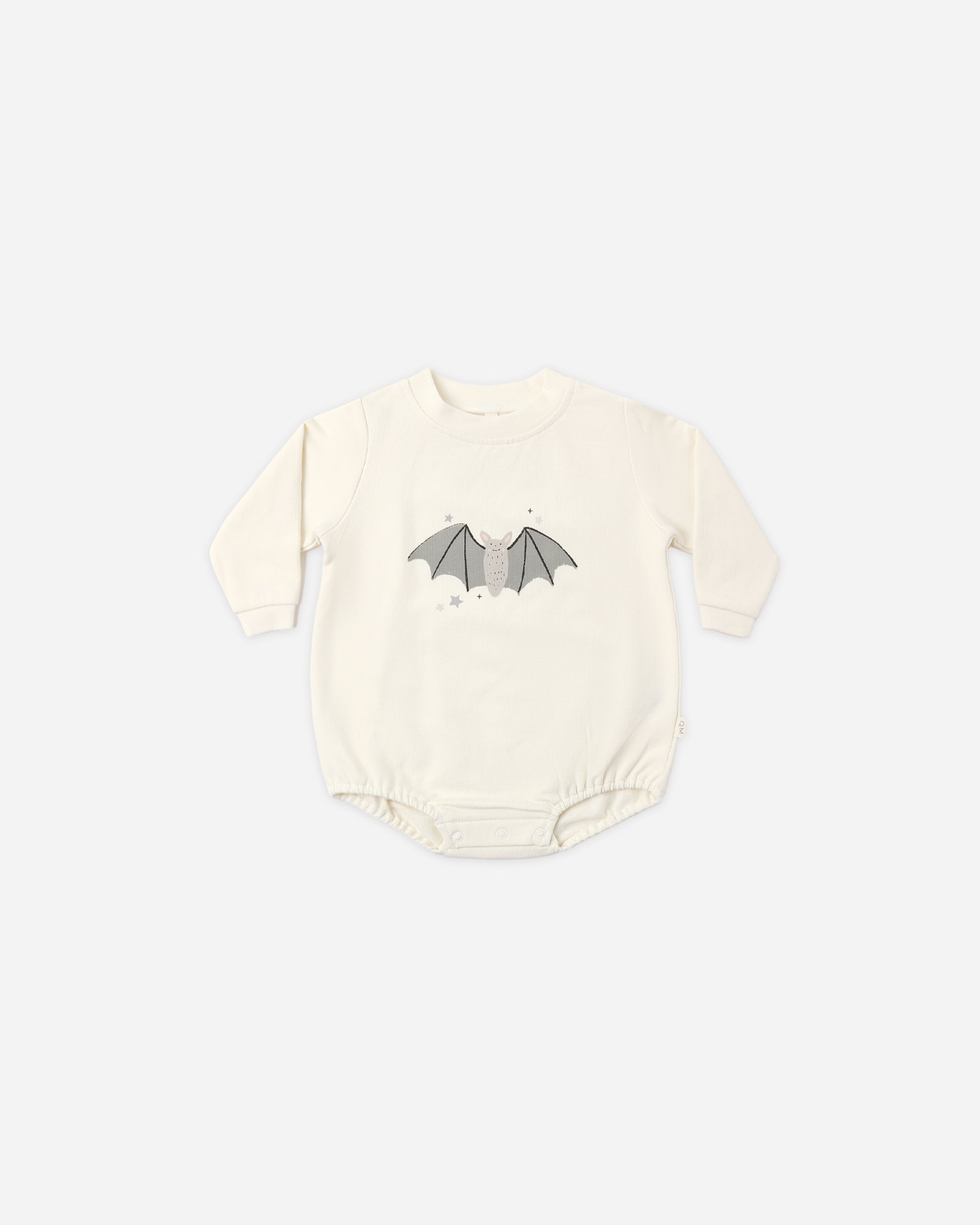 Crewneck Bubble Romper Baby Bat - Rylee + Cru | Kids Clothes | Trendy Baby Clothes | Modern Infant Outfits |