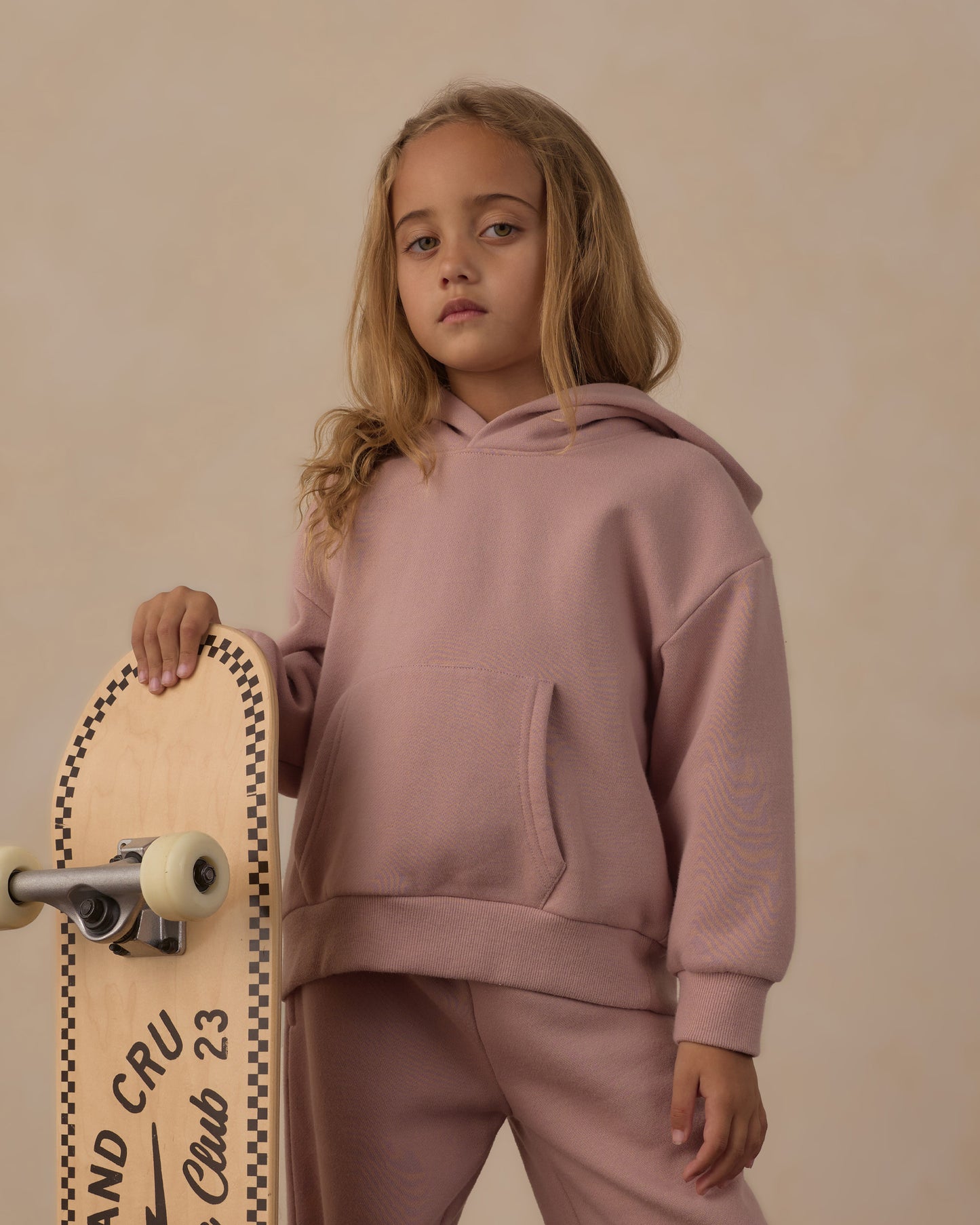 Relaxed Hoodie Rosewood - Rylee + Cru | Kids Clothes | Trendy Baby Clothes | Modern Infant Outfits |